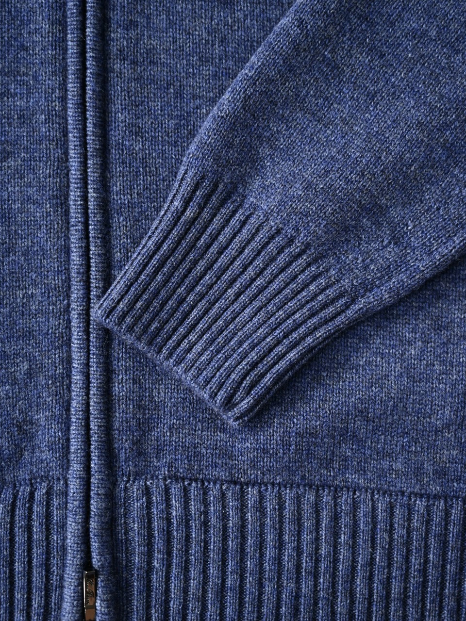 （Ribbed collar）Loro Piana LP Men's Pure Cashmere Zip-Front Long-Sleeve Sweater 拉链 羊绒 螺纹 长袖 -LP062-B0
