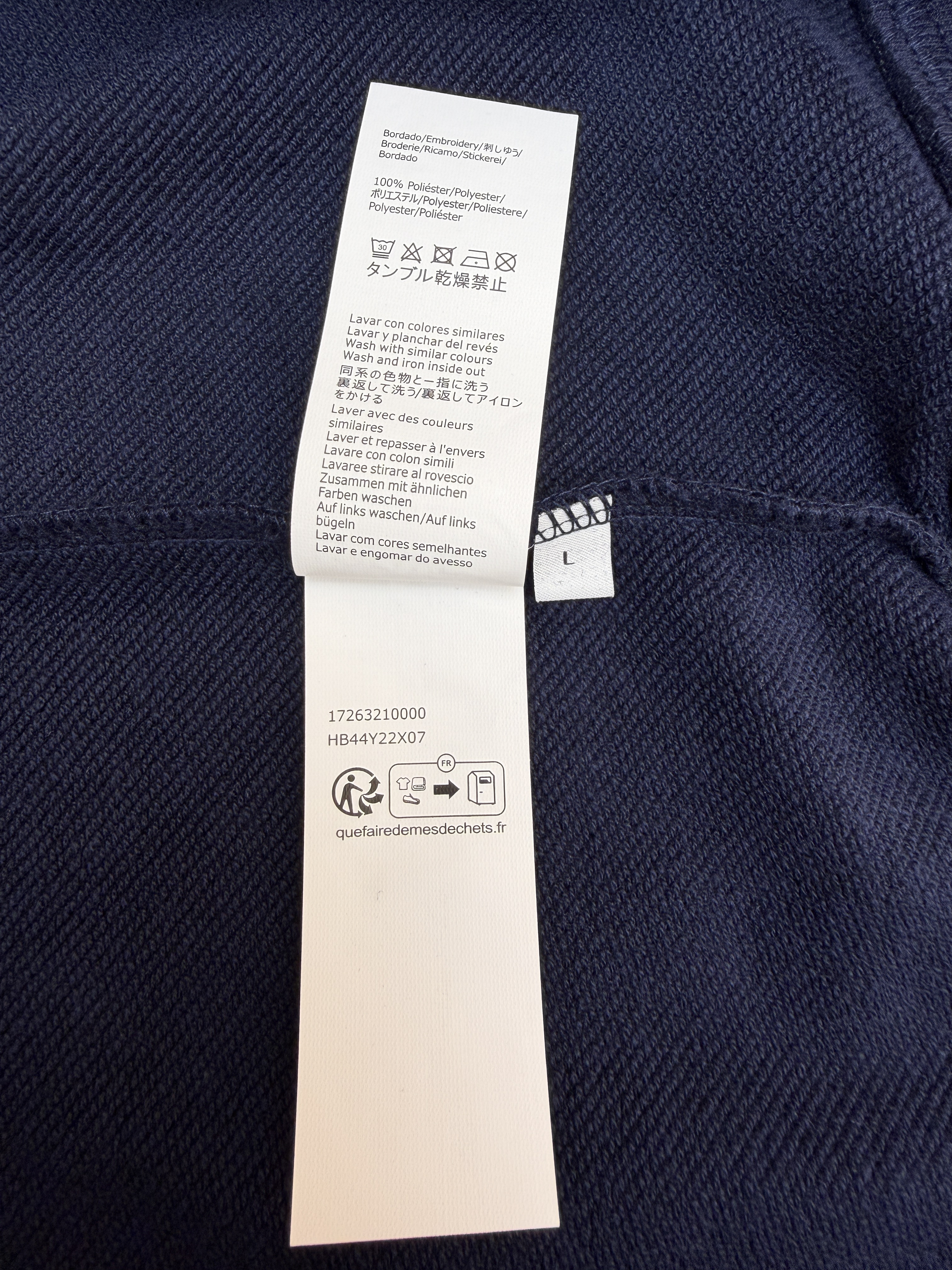 LOEWE 罗意威 假两件印花圆领卫衣 外套 长袖 秋冬 藏蓝色 灰色 B0 H526Y24X68-5190
