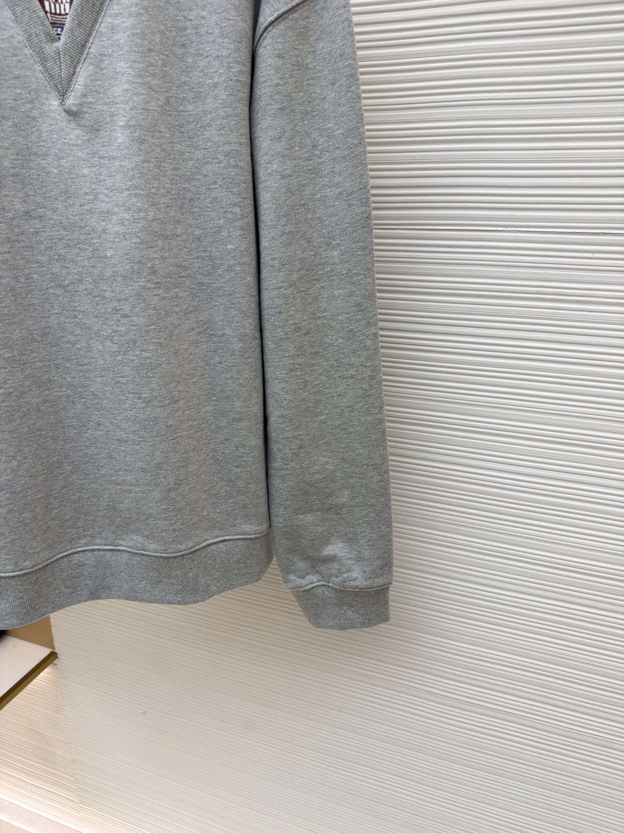 LOEWE 罗意威 假两件印花圆领卫衣 外套 长袖 秋冬 藏蓝色 灰色 B0 H526Y24X68-5190