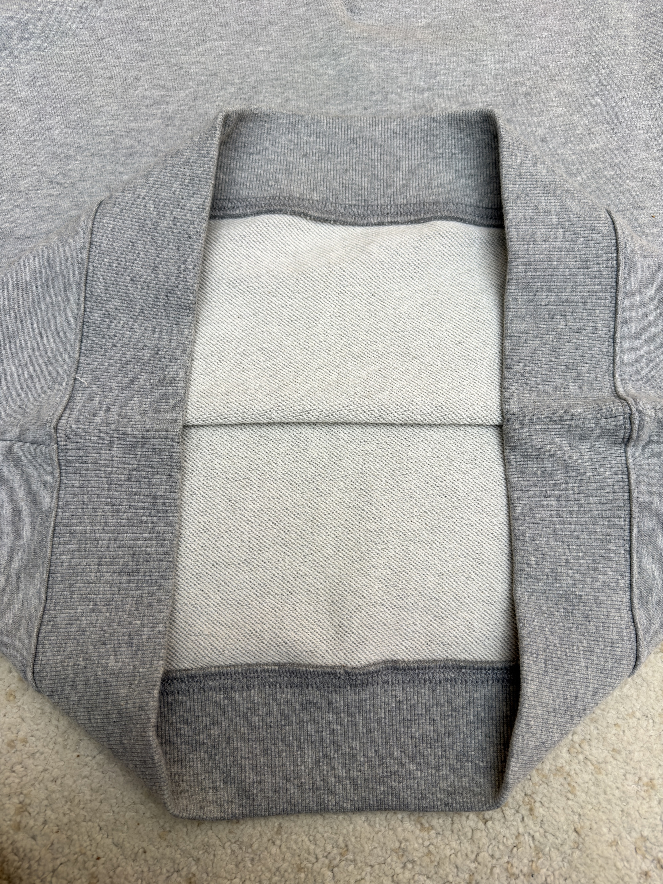 LOEWE 罗意威 假两件印花圆领卫衣 外套 长袖 秋冬 藏蓝色 灰色 B0 H526Y24X68-5190