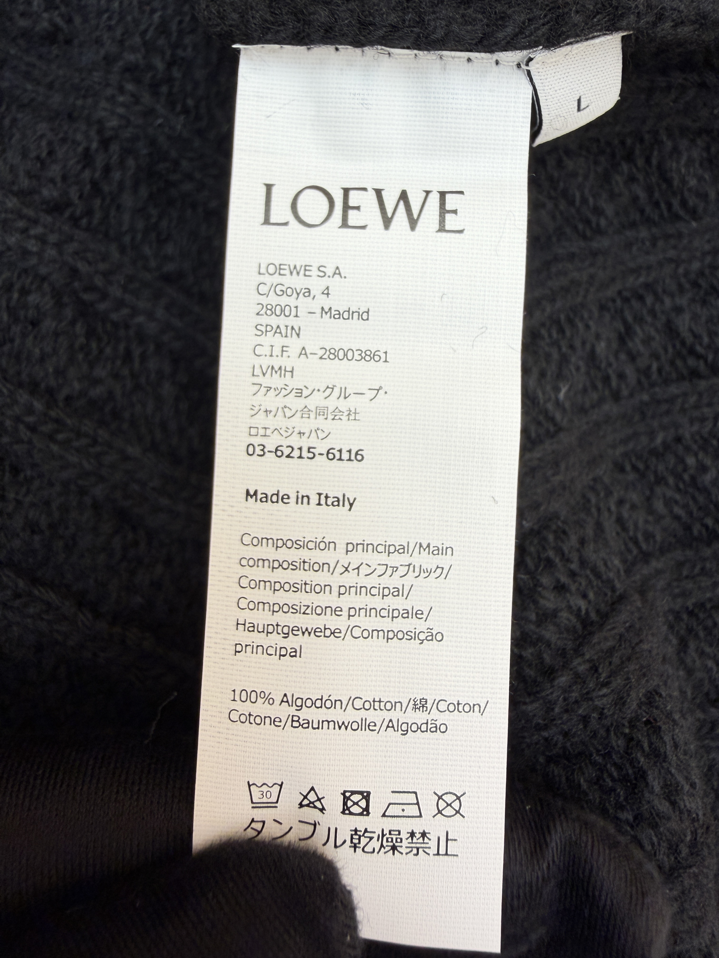 LOEWE 罗意威 麻花编织圆领毛衣背心 马甲 针织衫 米白色 黑色 B0