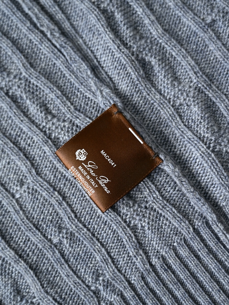 （Half-zip cable-knit）Loro Piana LP Men's Pure Cashmere Long-Sleeve Sweater 半拉链 麻花 长袖 -LP062-B0