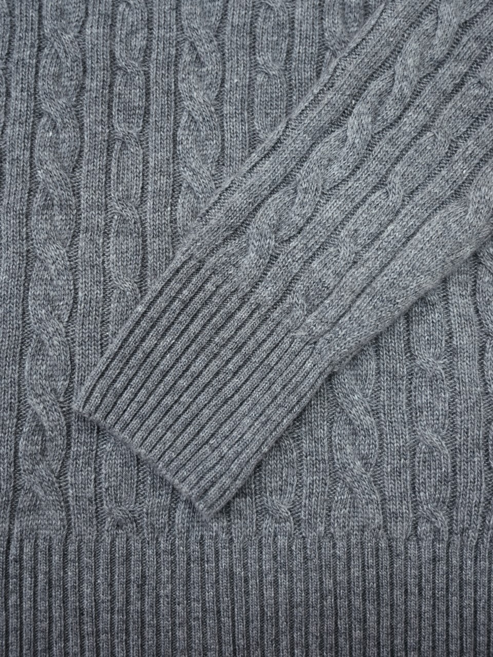 （Half-zip cable-knit）Loro Piana LP Men's Pure Cashmere Long-Sleeve Sweater 半拉链 麻花 长袖 -LP062-B0