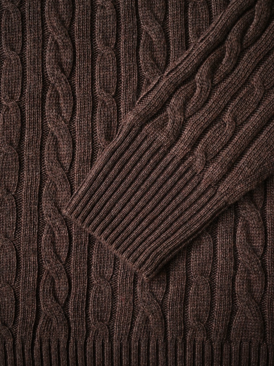 （Half-zip cable-knit）Loro Piana LP Men's Pure Cashmere Long-Sleeve Sweater 半拉链 麻花 长袖 -LP062-B0