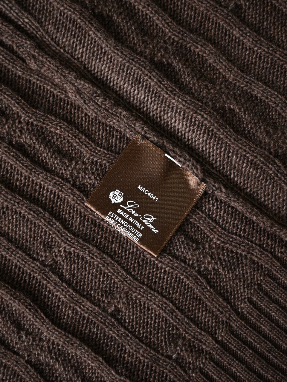 （Half-zip cable-knit）Loro Piana LP Men's Pure Cashmere Long-Sleeve Sweater 半拉链 麻花 长袖 -LP062-B0