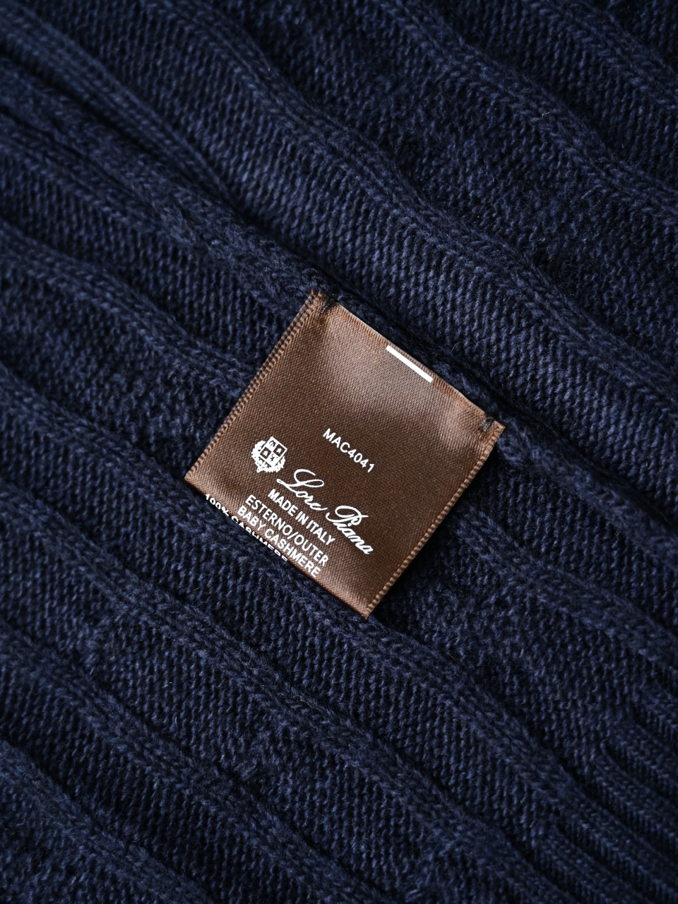（Half-zip cable-knit）Loro Piana LP Men's Pure Cashmere Long-Sleeve Sweater 半拉链 麻花 长袖 -LP062-B0