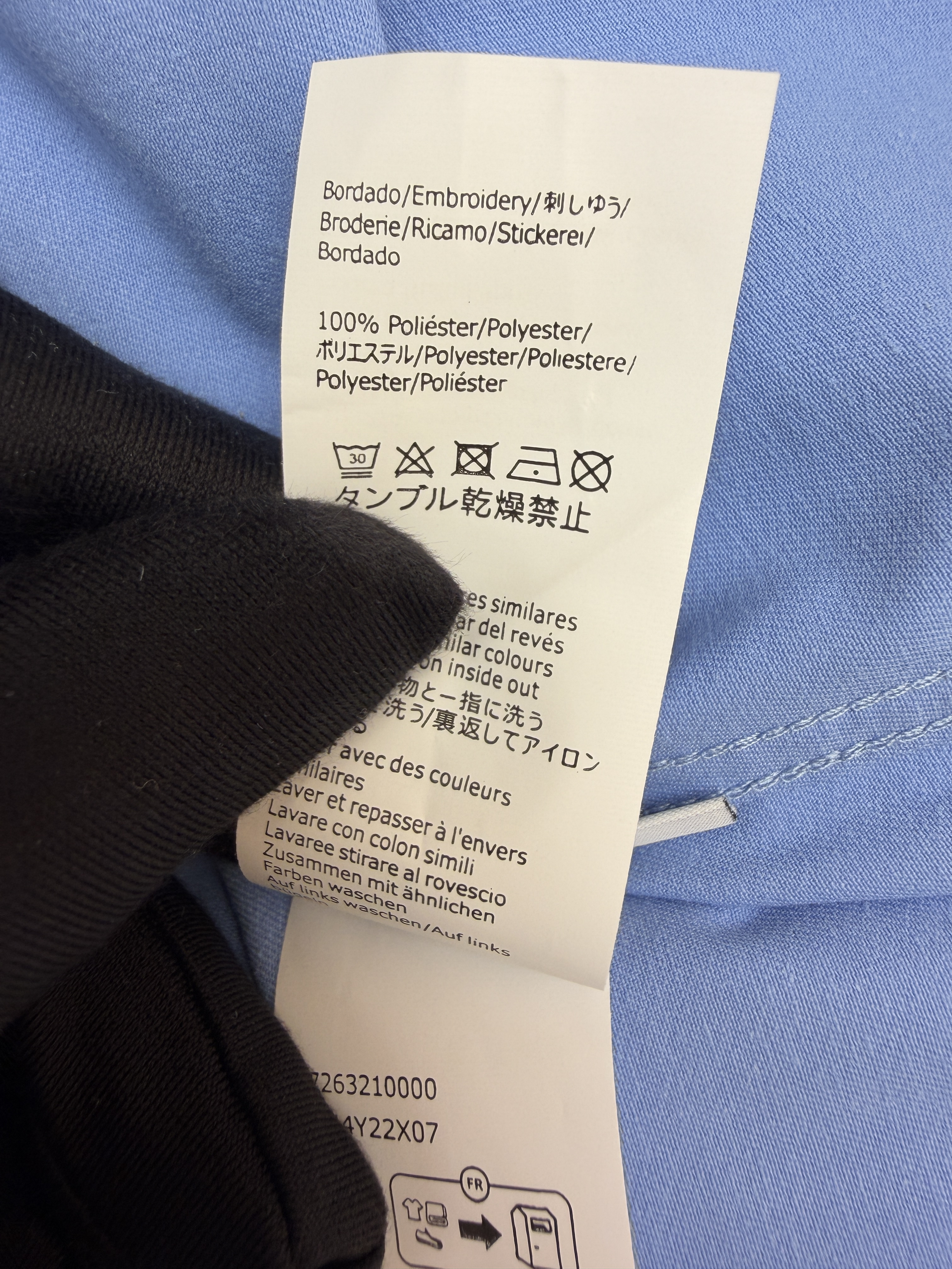 LOEWE 罗意威 双色刺绣衬衫 外套 长袖 秋冬 蓝色 红色 B0 