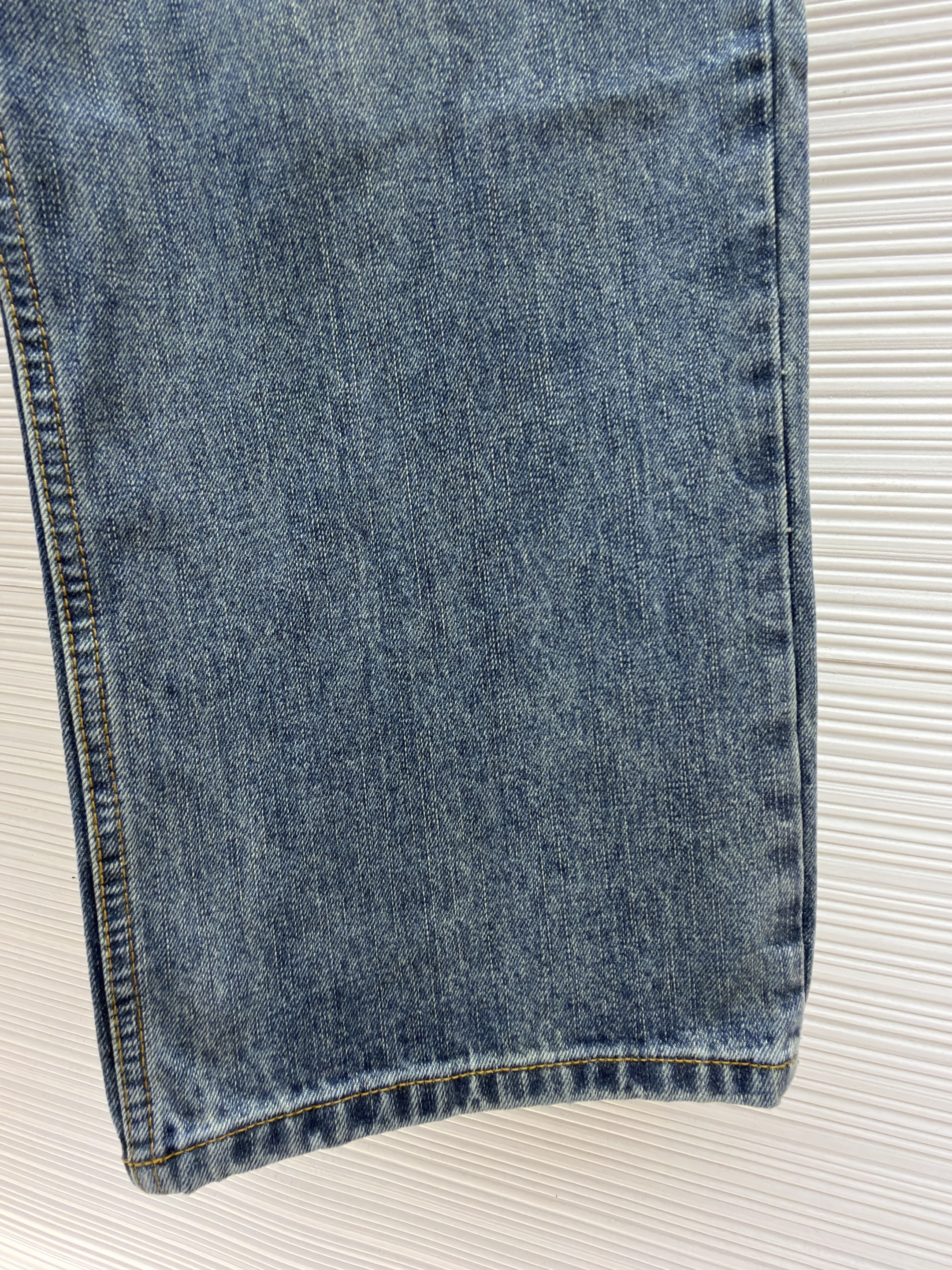 Loewe 罗意威 压纹皮革牛仔裤 长裤 裤子 休闲裤 蓝色 黑色 B5
