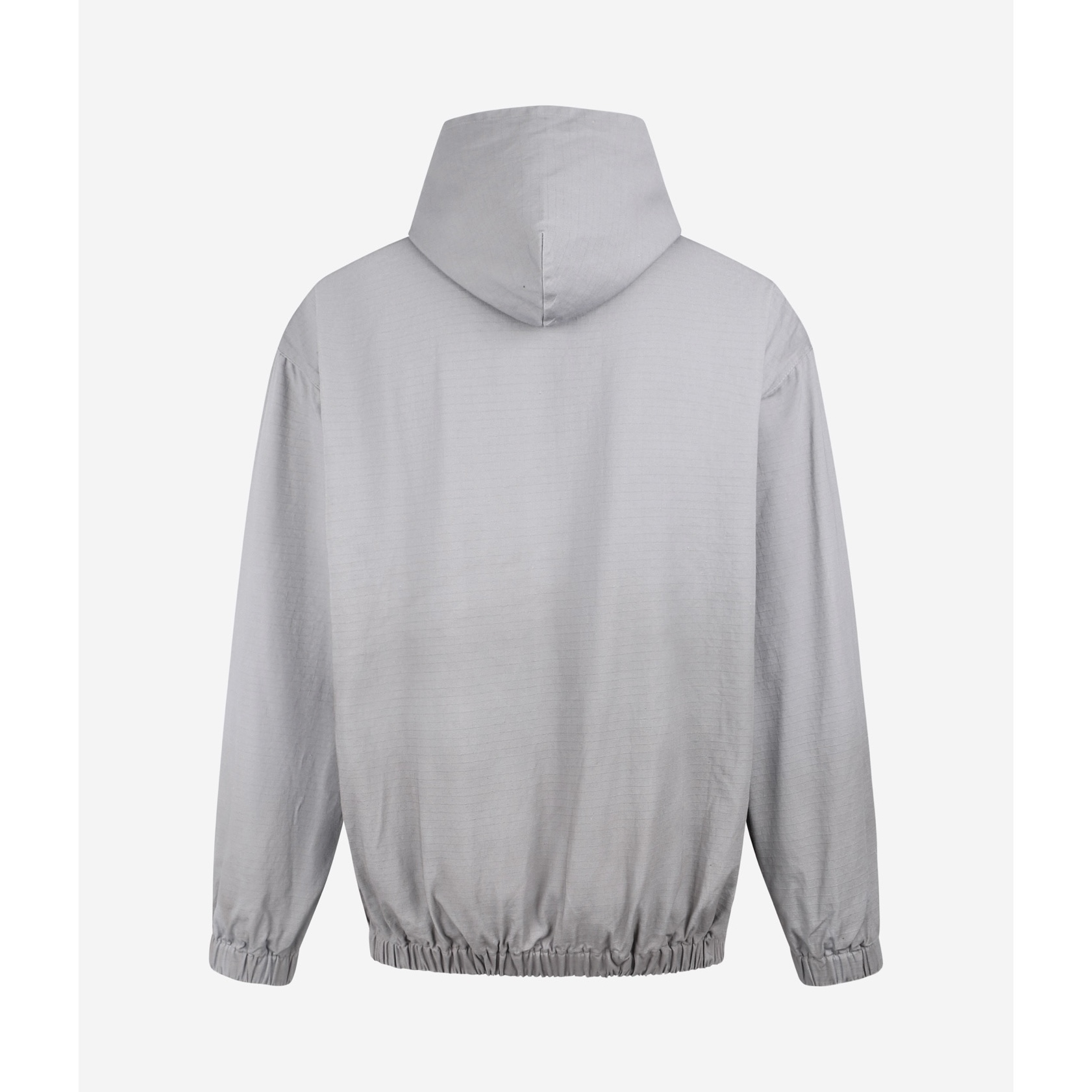 Balenciaga 巴黎世家 做旧刺绣廓形拉链连帽卫衣 外套 夹克 连帽衫 长袖 秋冬 灰色 C0