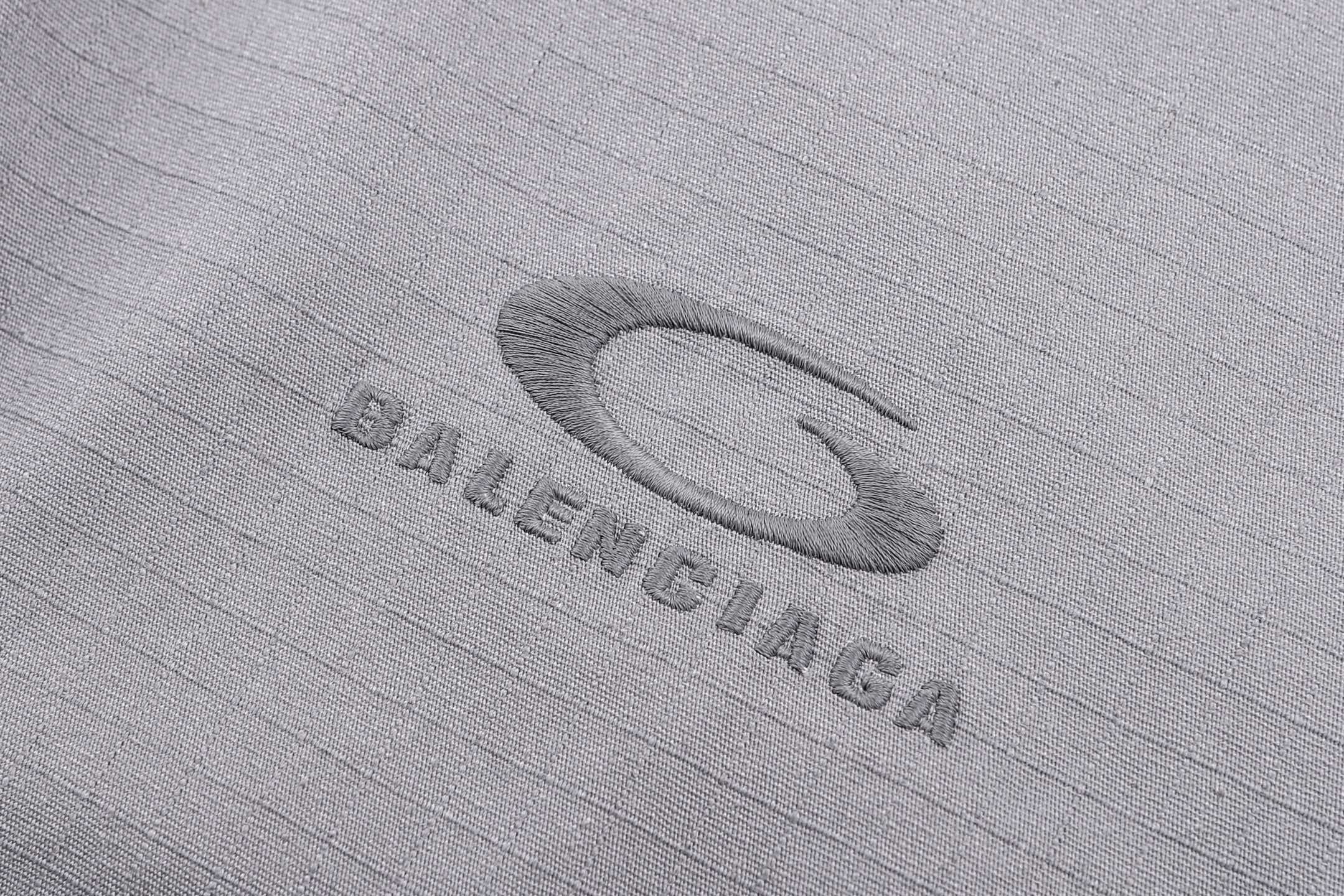 Balenciaga 巴黎世家 做旧刺绣廓形拉链连帽卫衣 外套 夹克 连帽衫 长袖 秋冬 灰色 C0