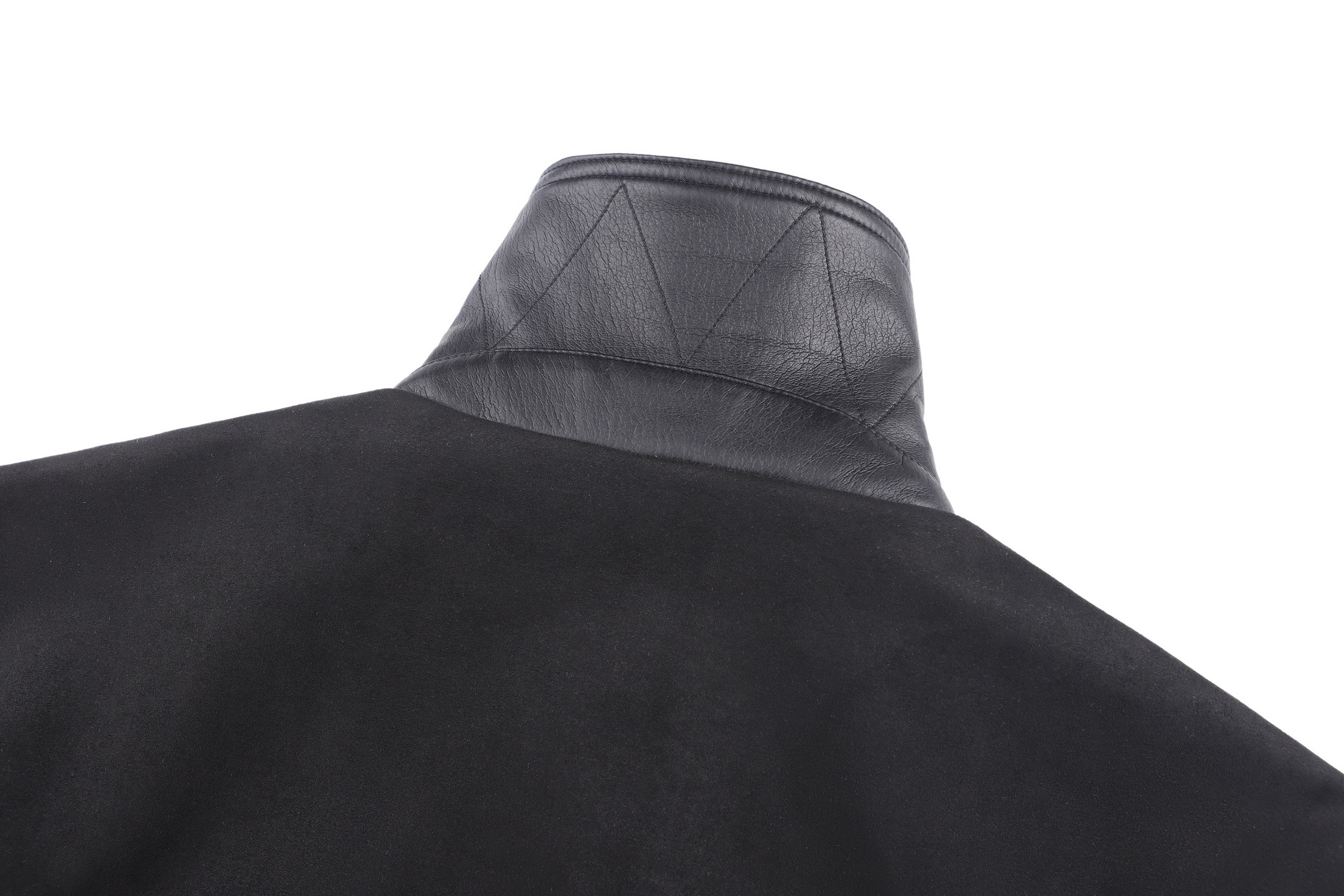 DIOR 迪奥 绒面羊皮革logo压花外套 夹克 秋冬款 长袖 黑色 C0