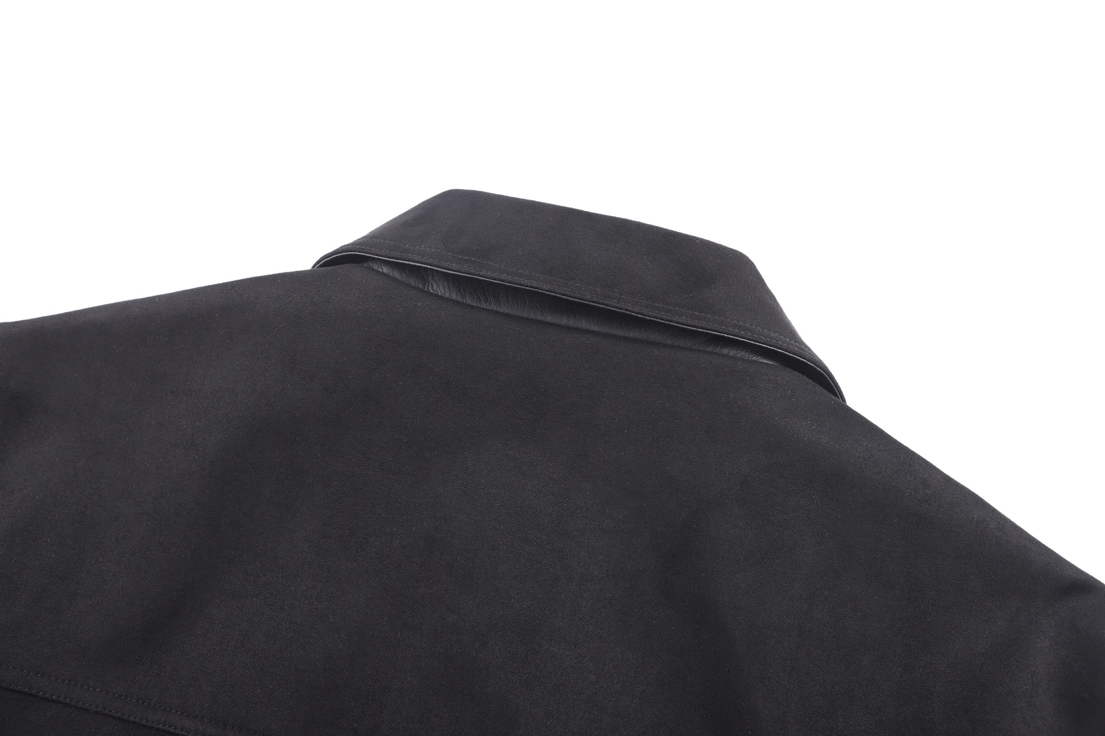DIOR 迪奥 绒面羊皮革logo压花外套 夹克 秋冬款 长袖 黑色 C0