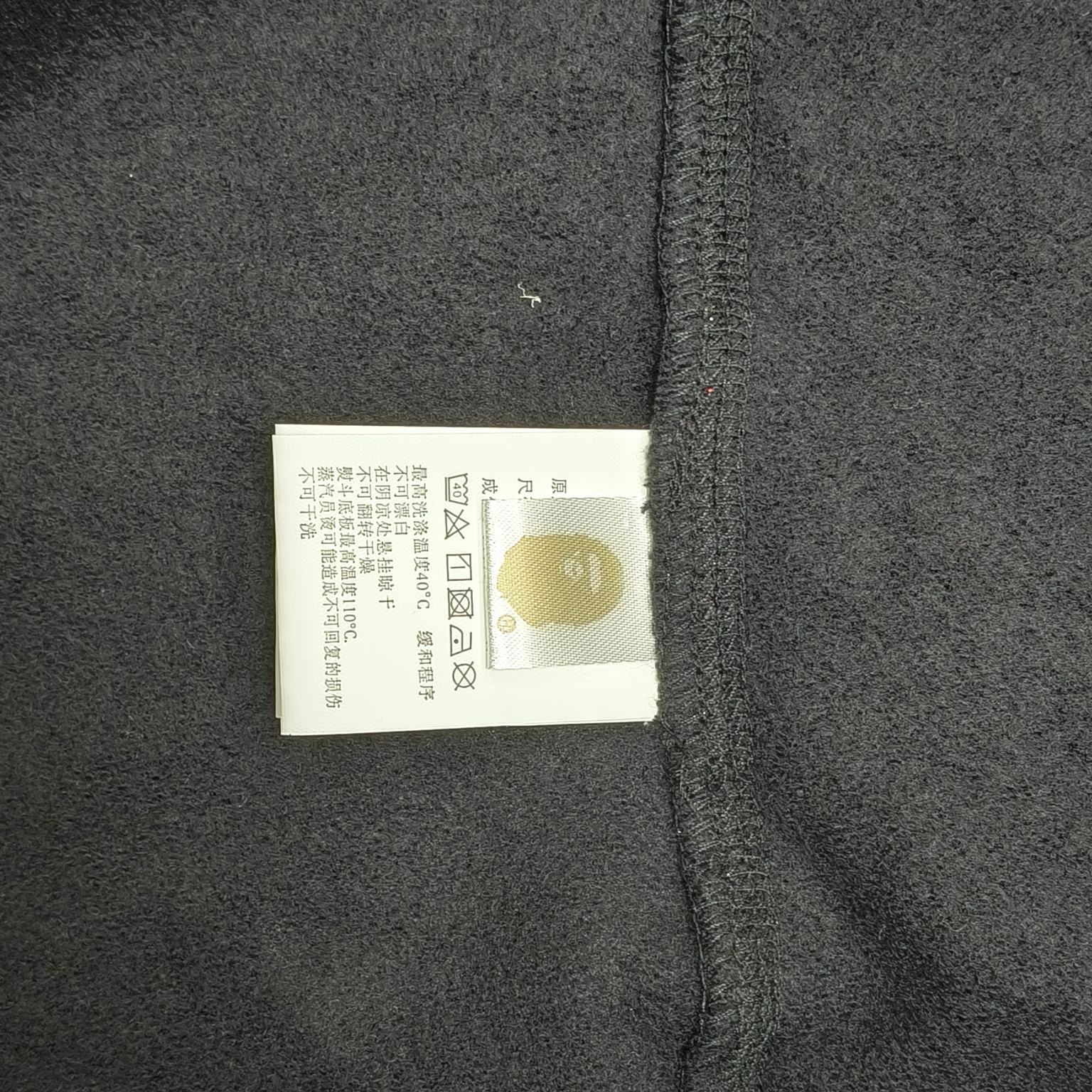 双帽 A BATHING APE BAPE  SS25  卡通小猴 拉链 外套  男女同款 黑色迷彩 XX911 