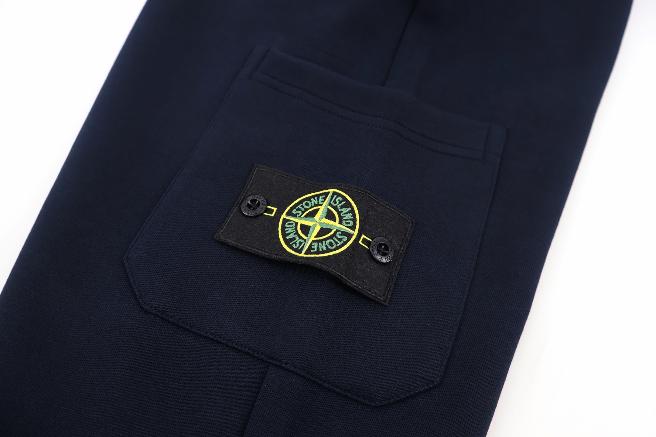 STONE ISLAND 石头岛 单口袋松紧腰卫裤 运动裤 休闲裤 长裤 裤子 黑色 绿色 蓝色 A7 