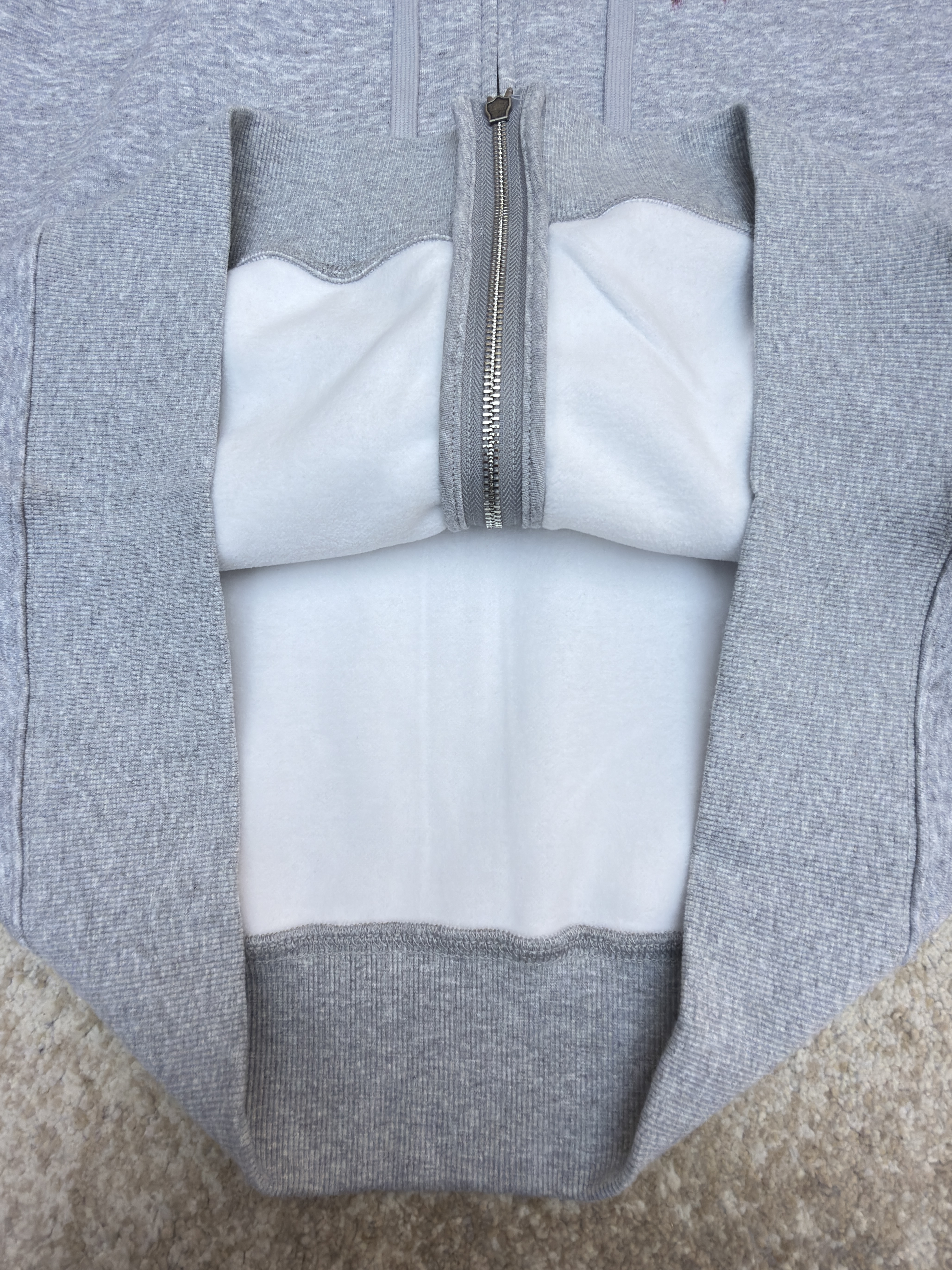 Balenciaga 巴黎世家 3M溶解印花拉链连帽卫衣 外套 连帽衫 长袖 秋冬 灰色 B0