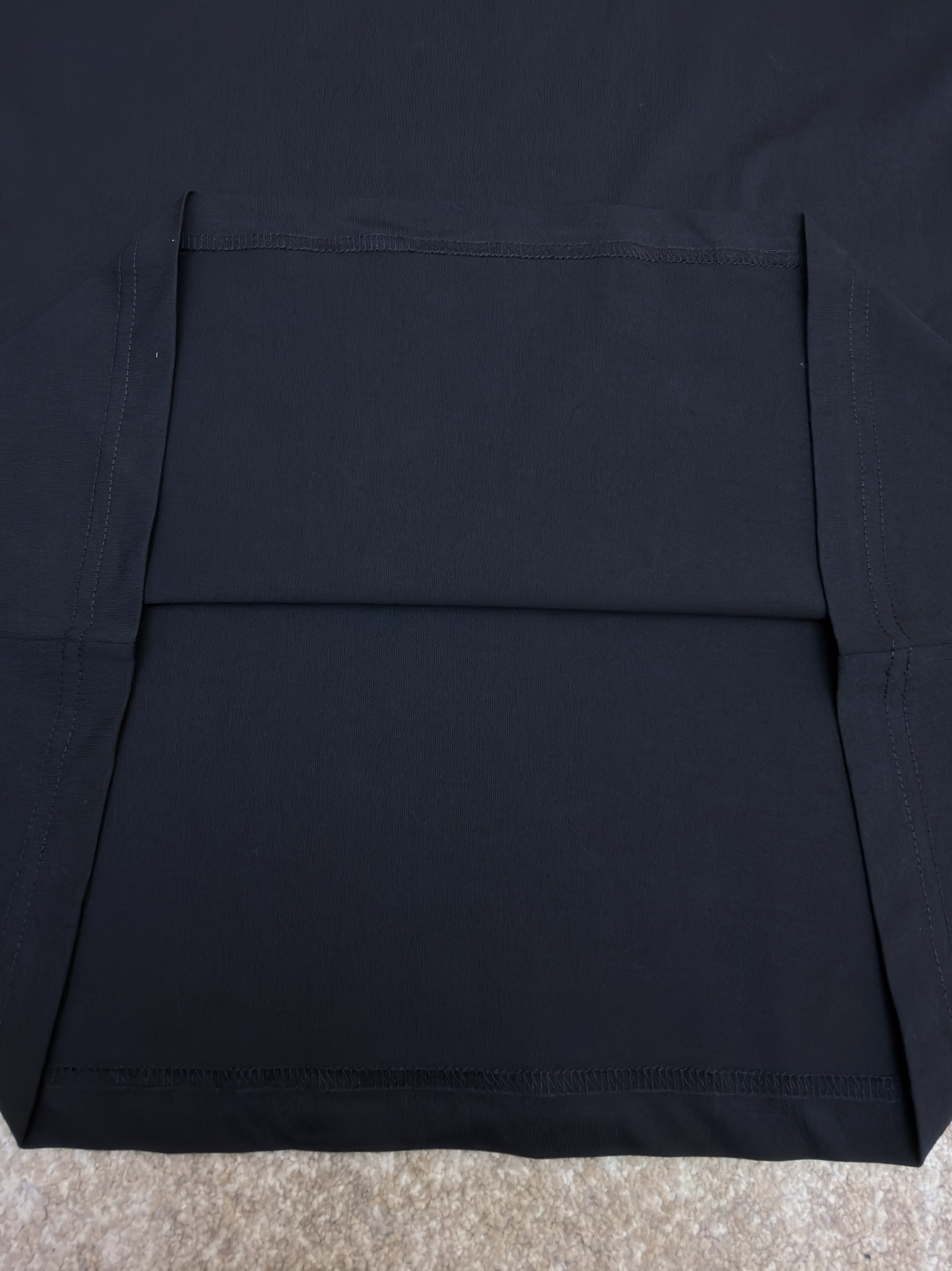 Balenciaga 巴黎世家 索尼克胶带印花圆领长袖 T恤 秋冬 黑色 A7