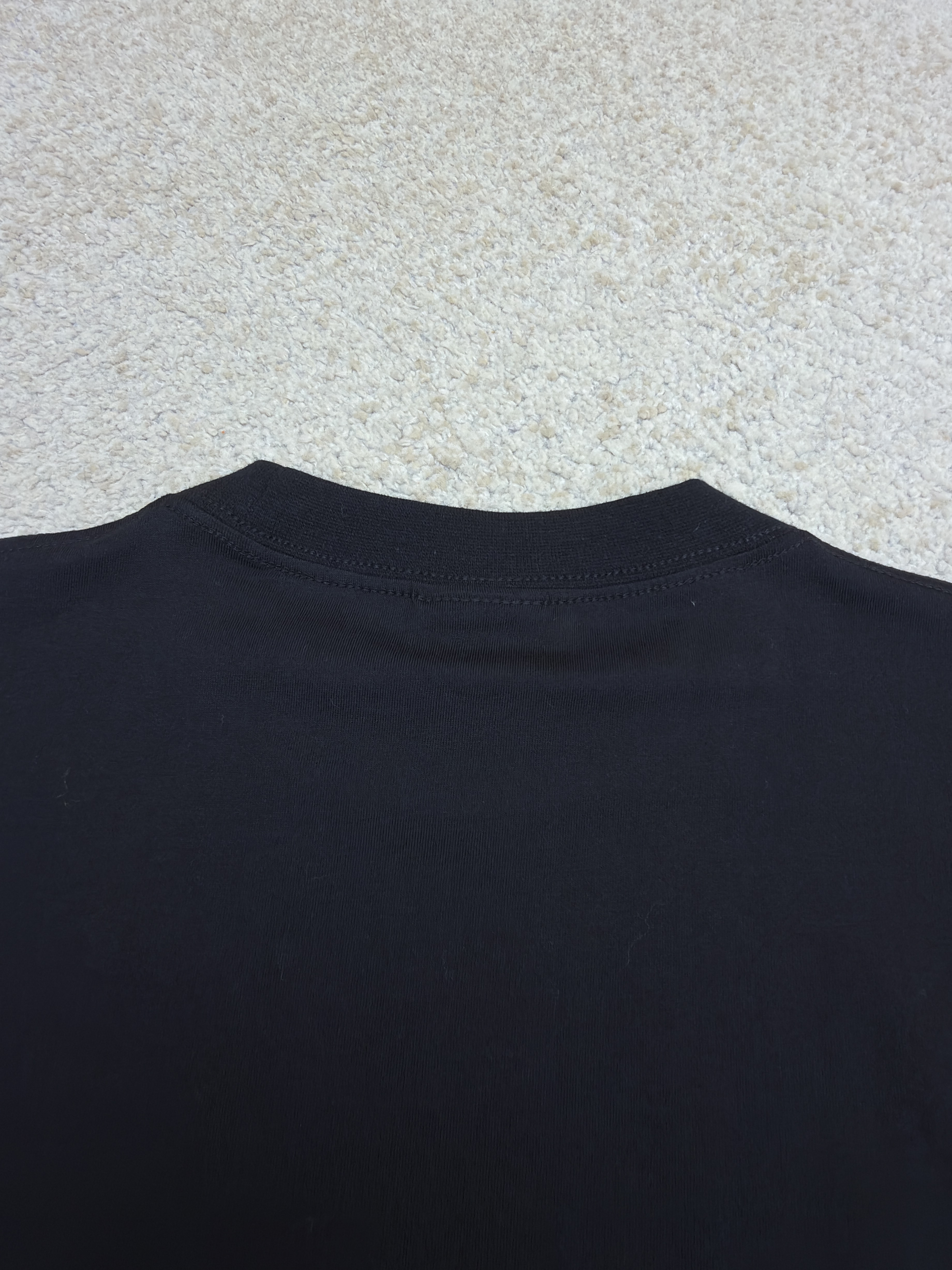 Balenciaga 巴黎世家 索尼克胶带印花圆领短袖 T恤 夏季 黑色 A0