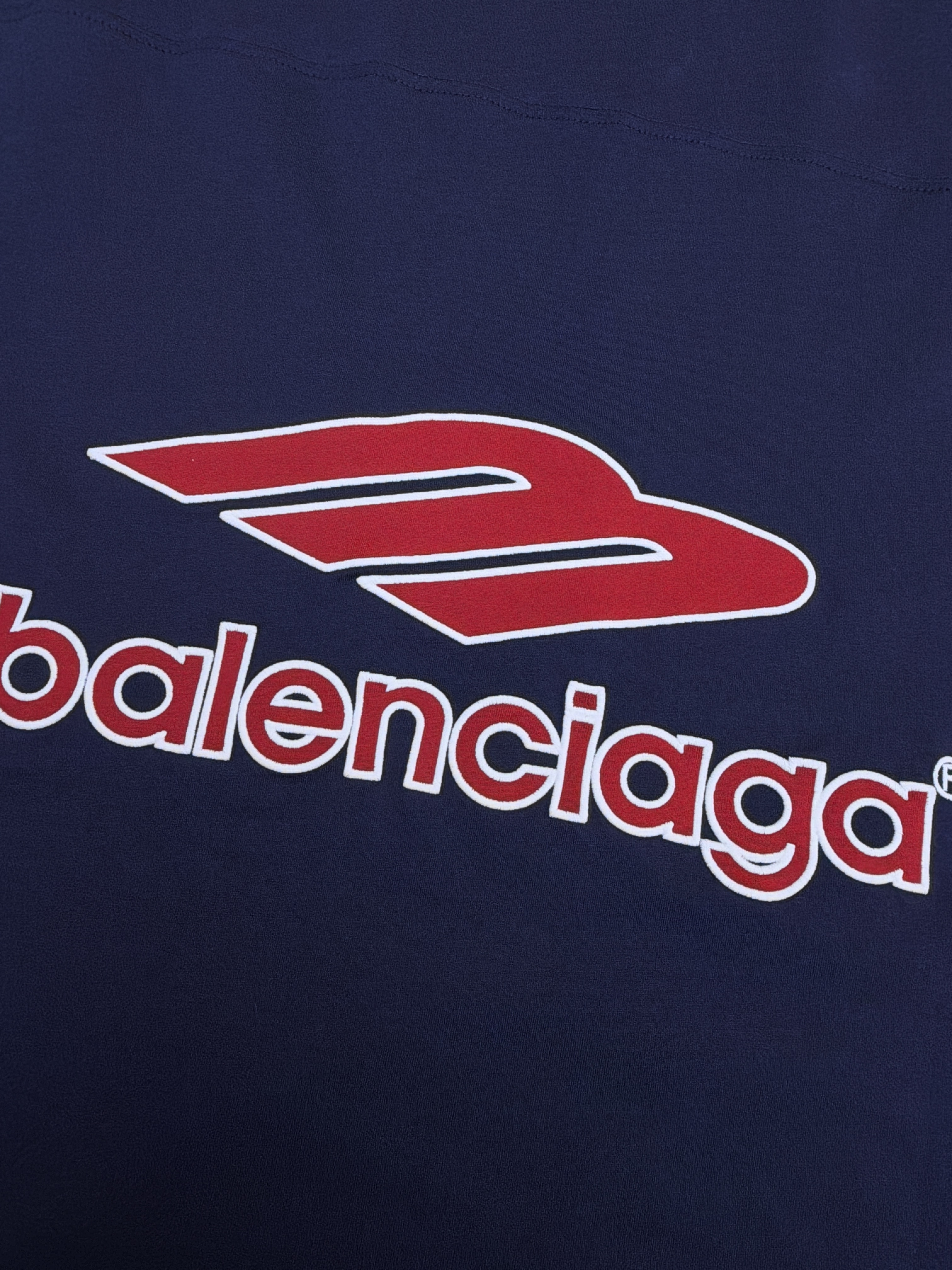 Balenciaga 巴黎世家 球衣系列V领短袖 T恤 夏季 黑色 蓝色 A7