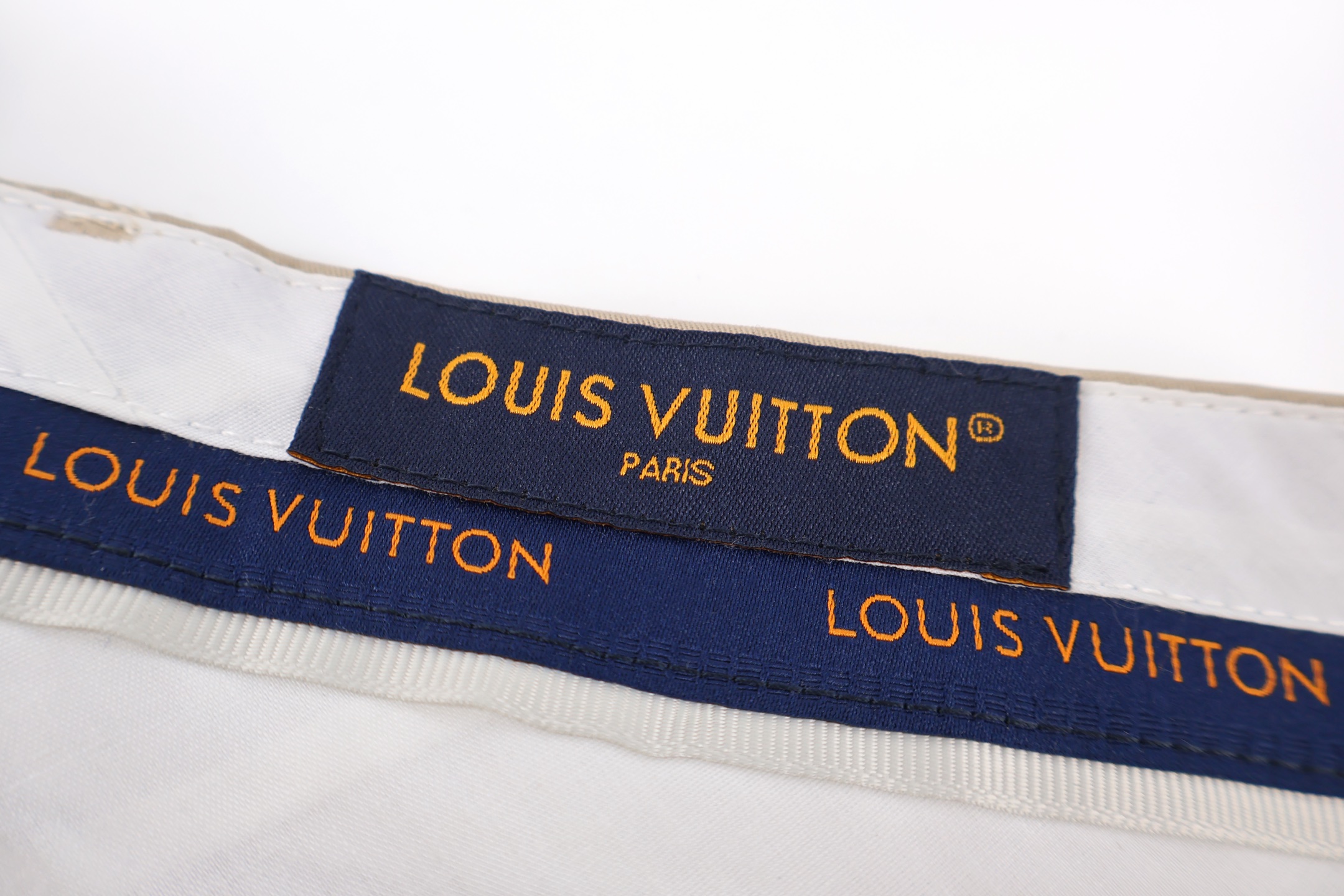 LOUIS VUITTON 路易威登 浮雕直筒工装裤 裤子 长裤 休闲裤 B0 