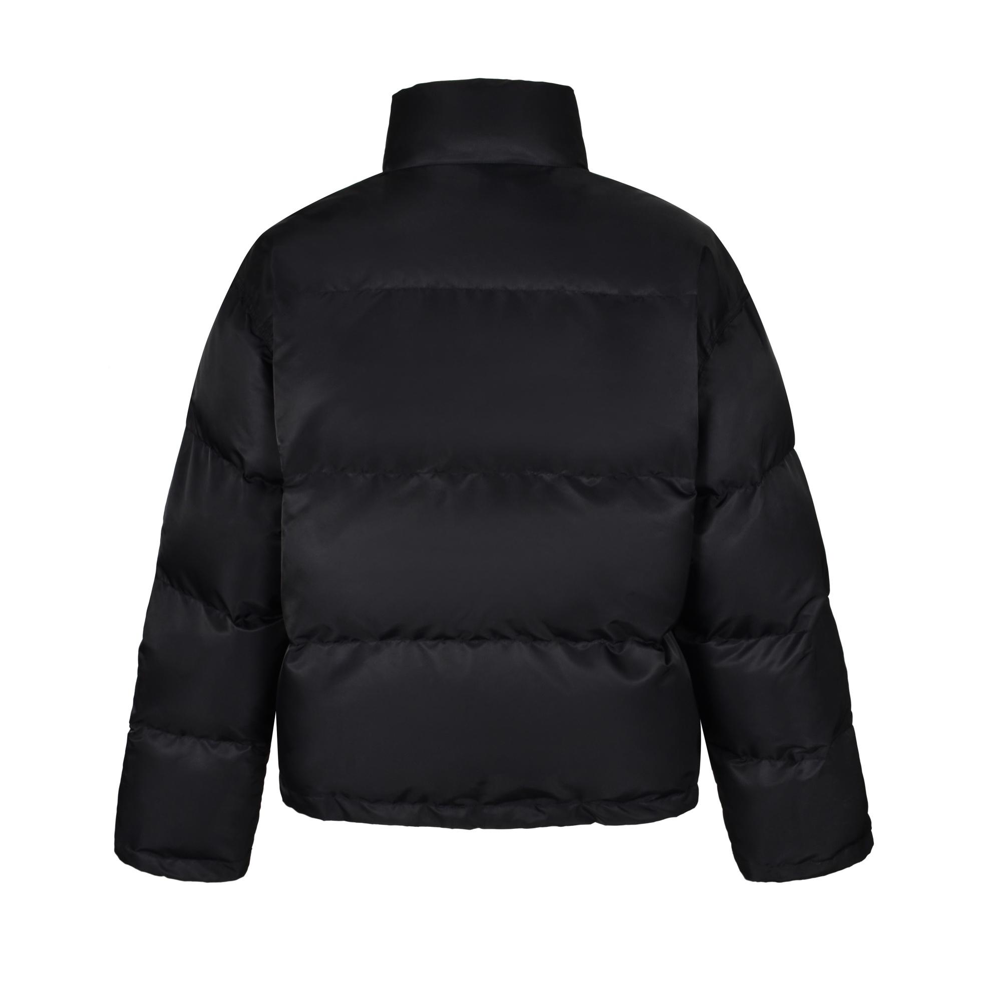 Balenciaga 巴黎世家 双面两穿别针环形刺绣拉链棉服 外套 夹克 长袖 秋冬 黑蓝色 C5 808793TR0181000