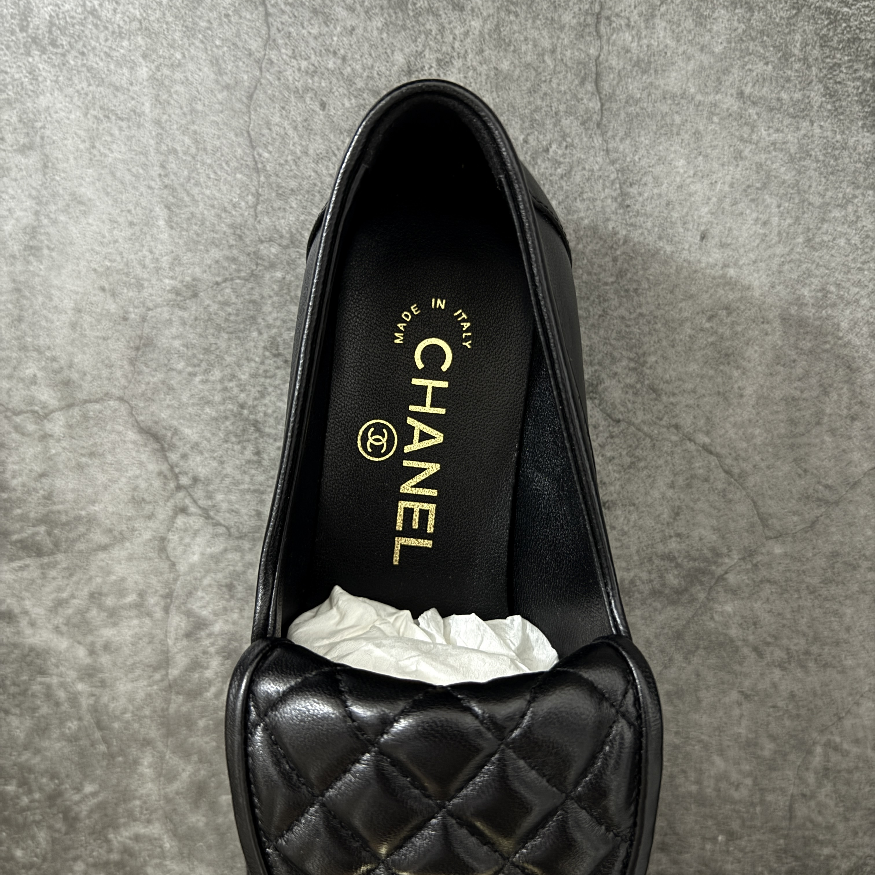 乐福 CHANEL 25s Women’s Fine Lambskin Loafers-B5-G45474 B20236 94305（Gold Label）