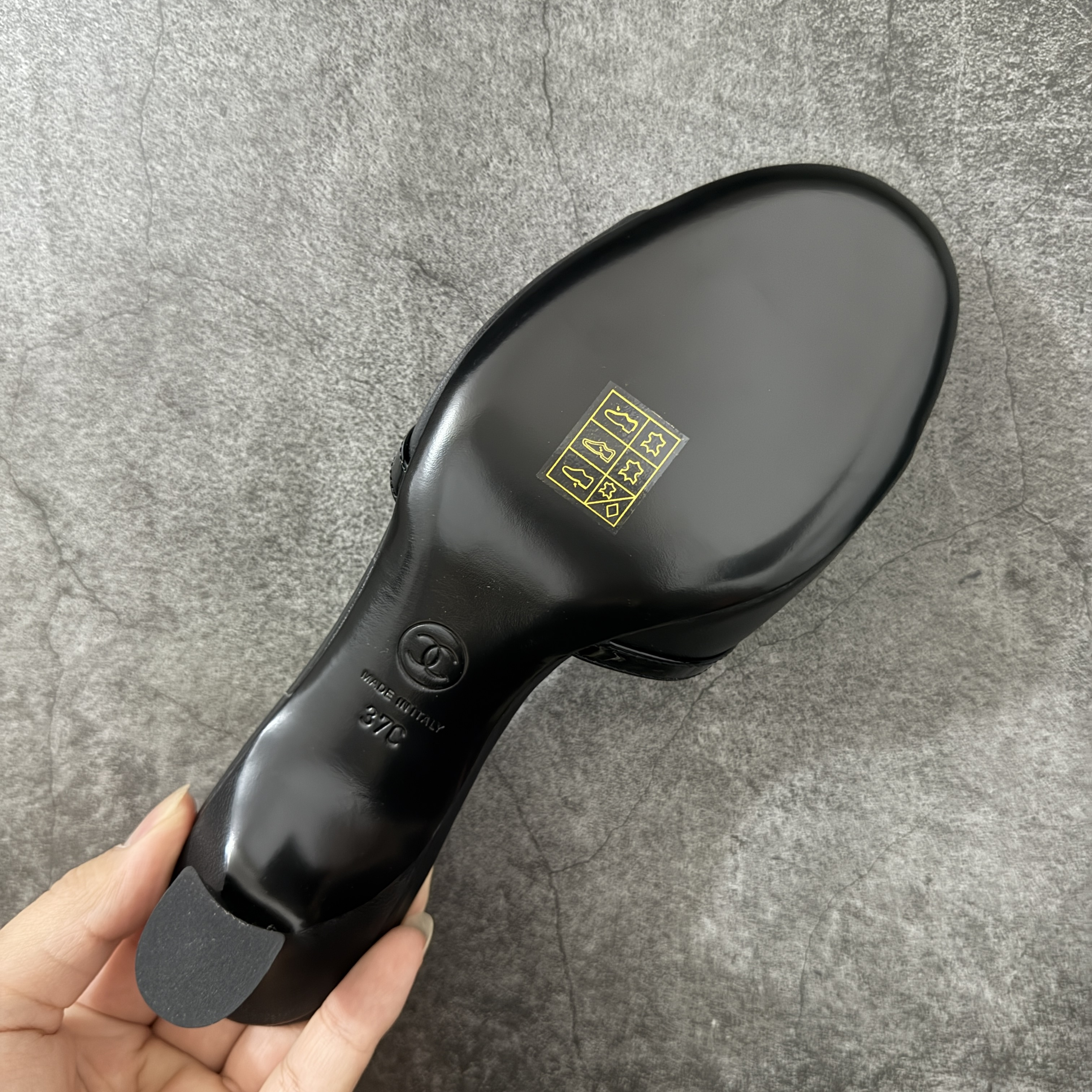 CHANEL 26s Women’s 4.5cm Sheepskin Round-Toe Slip-On Slides-B5-G47252-X01000-U9817一字拖鞋 