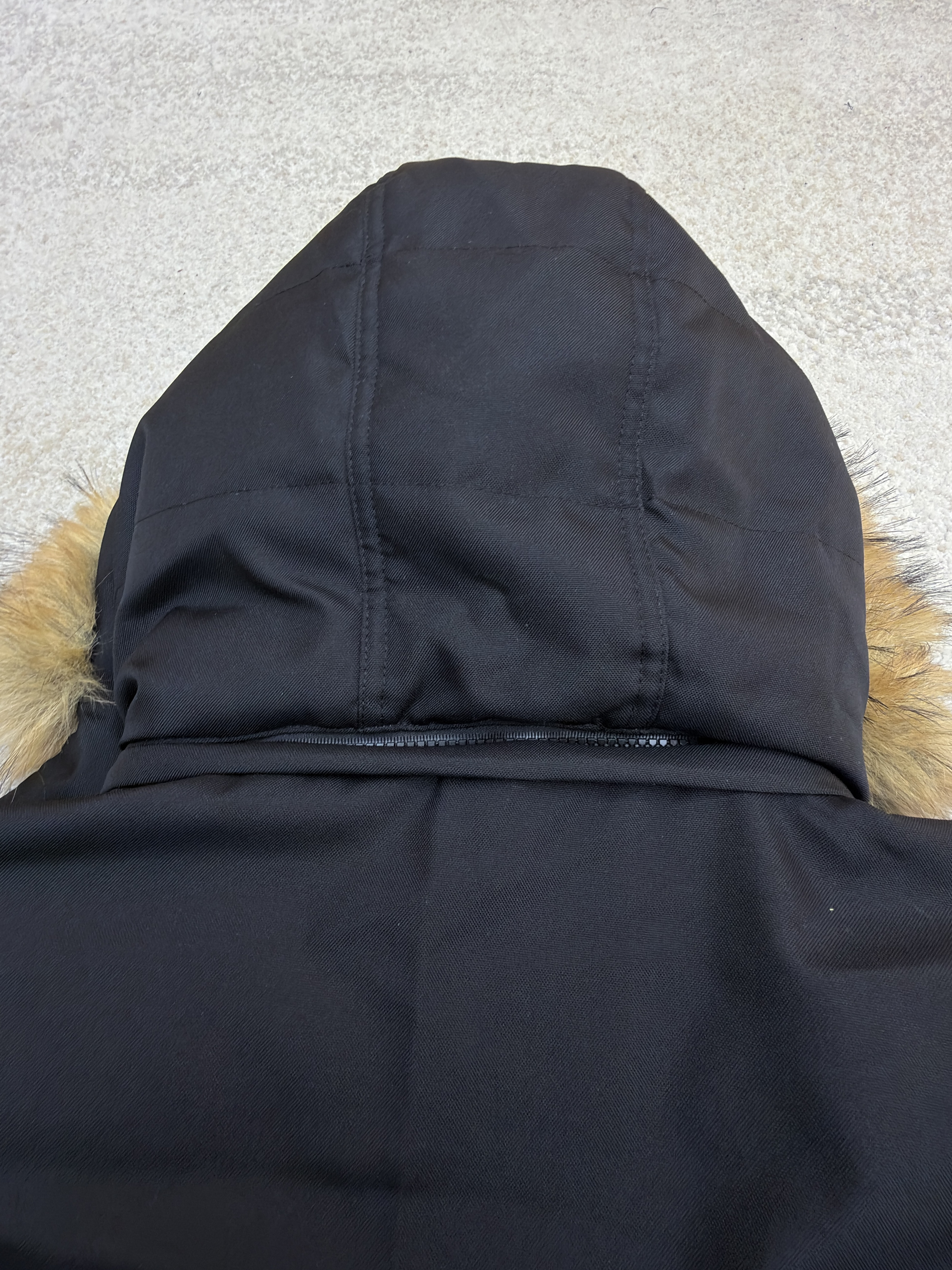Balenciaga 巴黎世家 双面两穿狮子袖标拉链连帽羽绒服 夹克 外套 秋冬 长袖 保暖 黑色/红色 D5