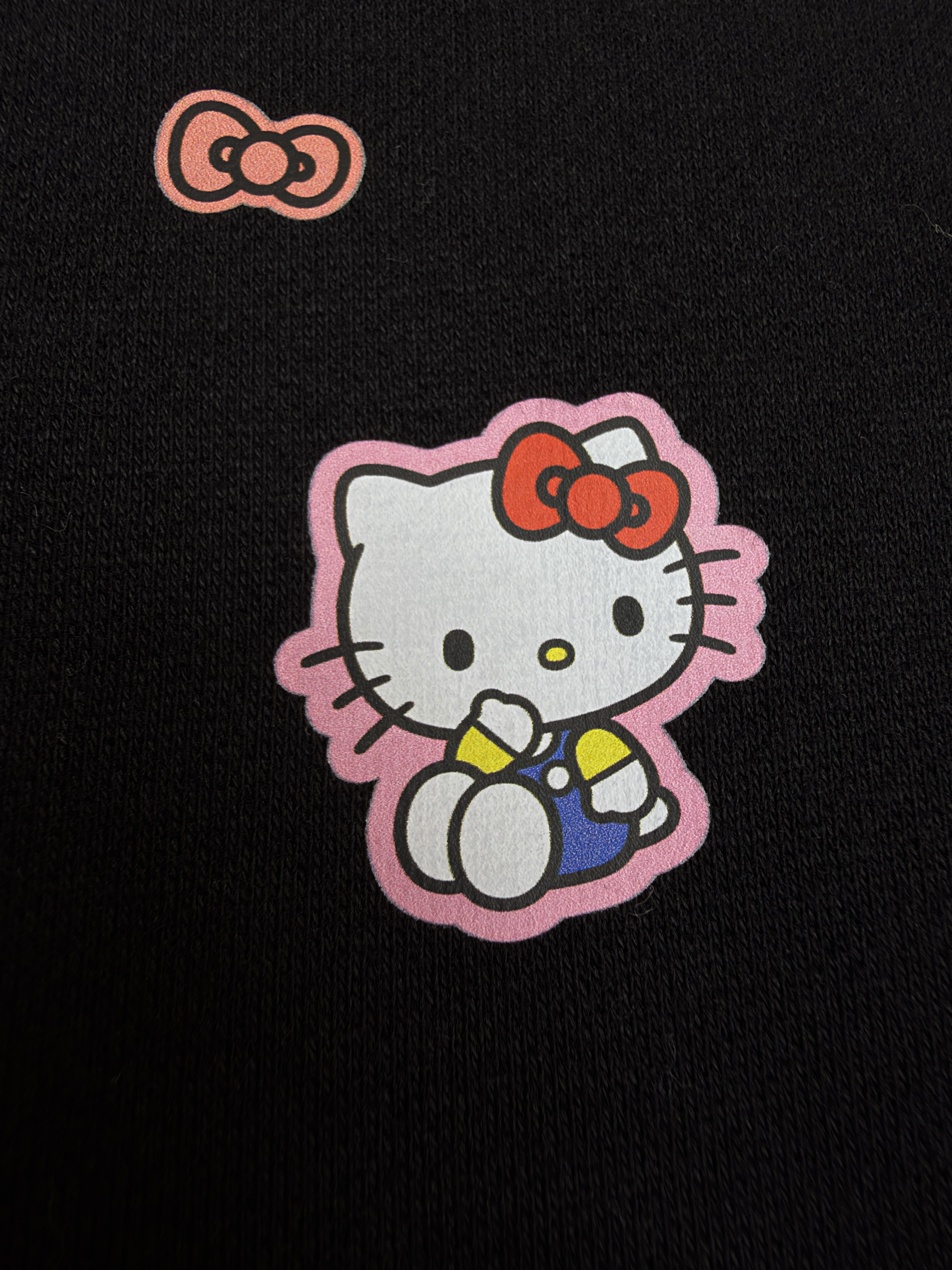 Balenciaga 巴黎世家 Hello Kitty 联名款提花拉链连帽卫衣 连帽衫 夹克 外套 秋冬 长袖 黑色 B5