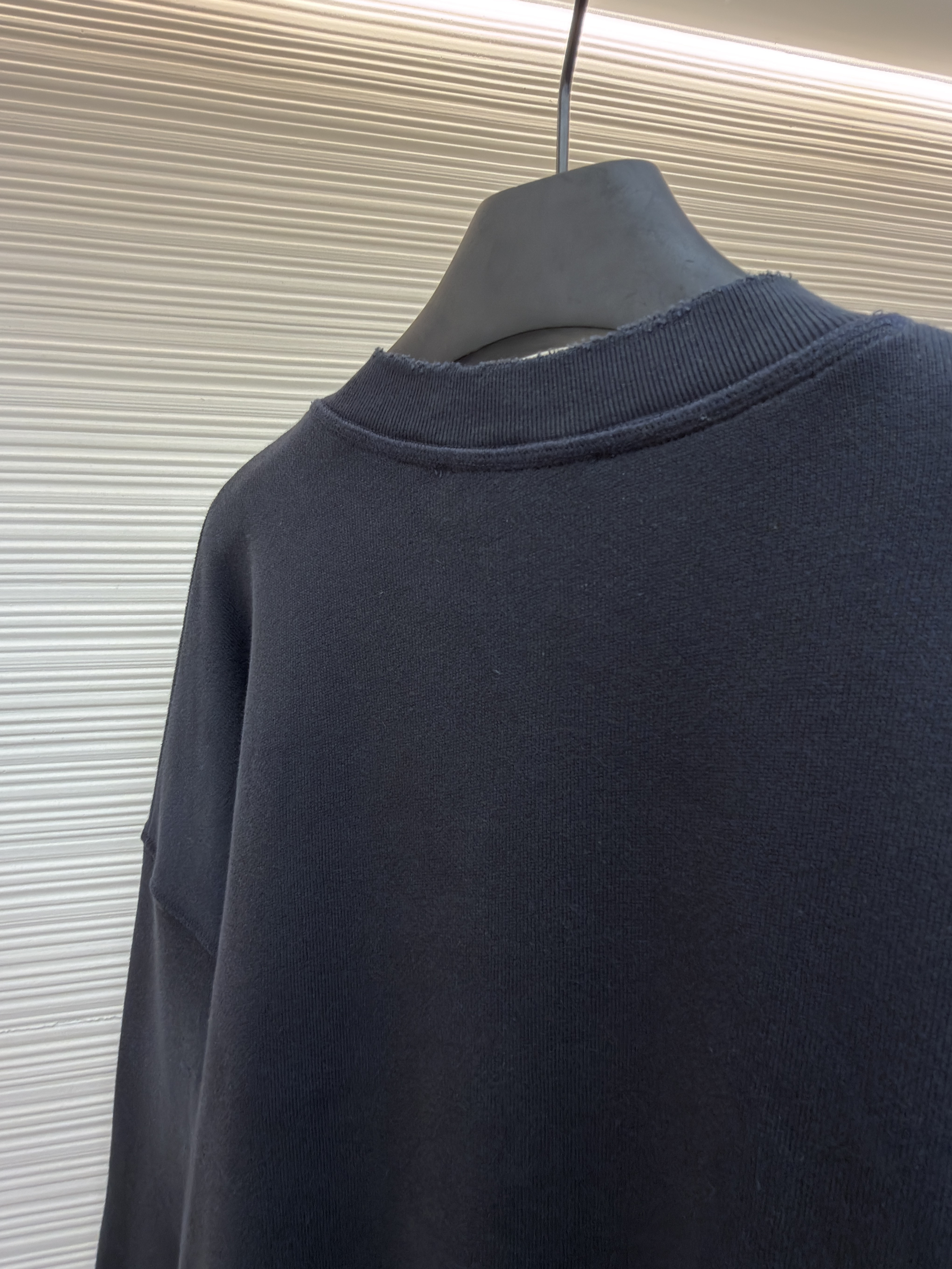 Acne Studios 做旧徽标印花卫衣 外套 长袖 黑色 B0