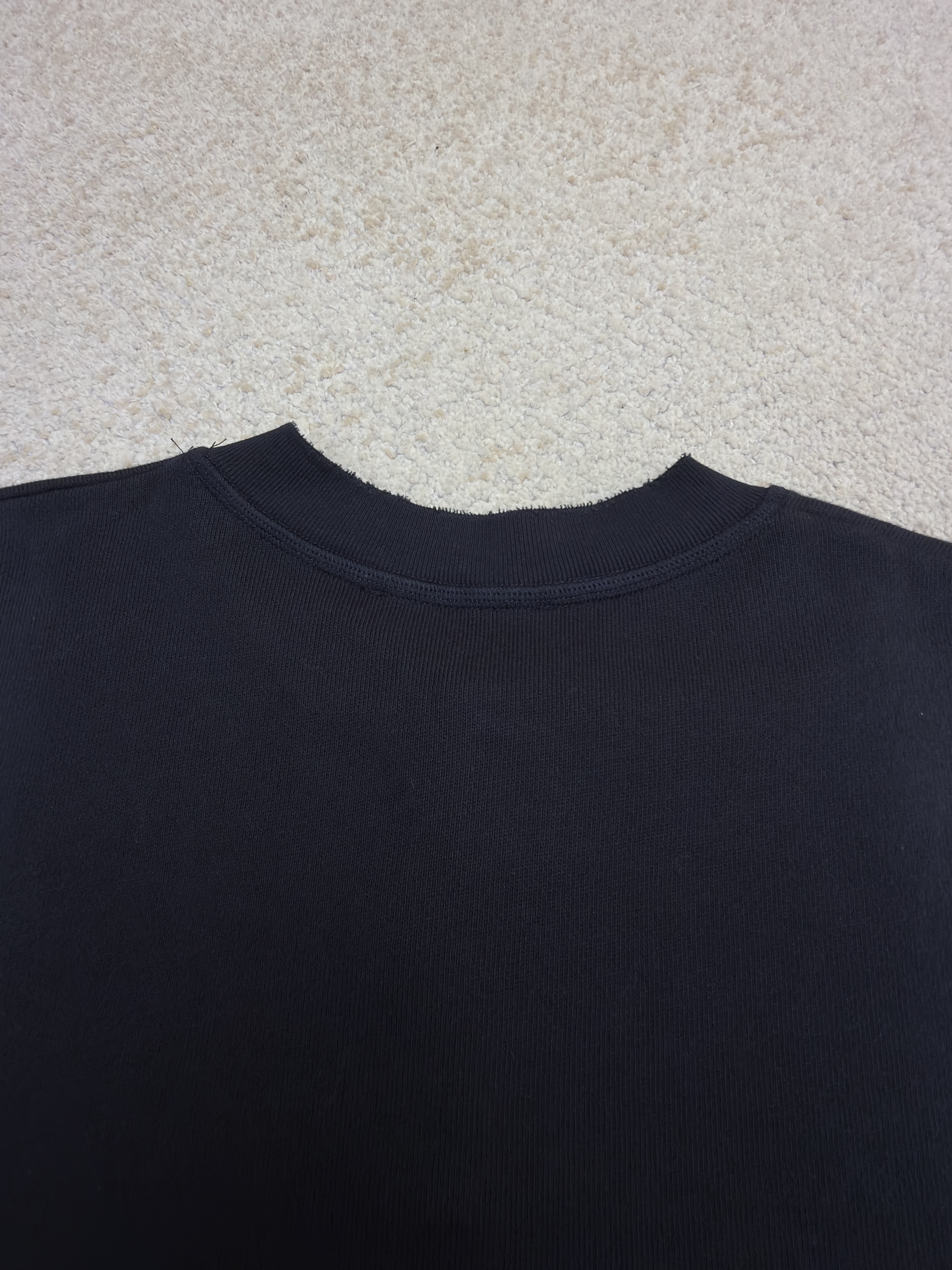 Acne Studios 做旧徽标印花卫衣 外套 长袖 黑色 B0