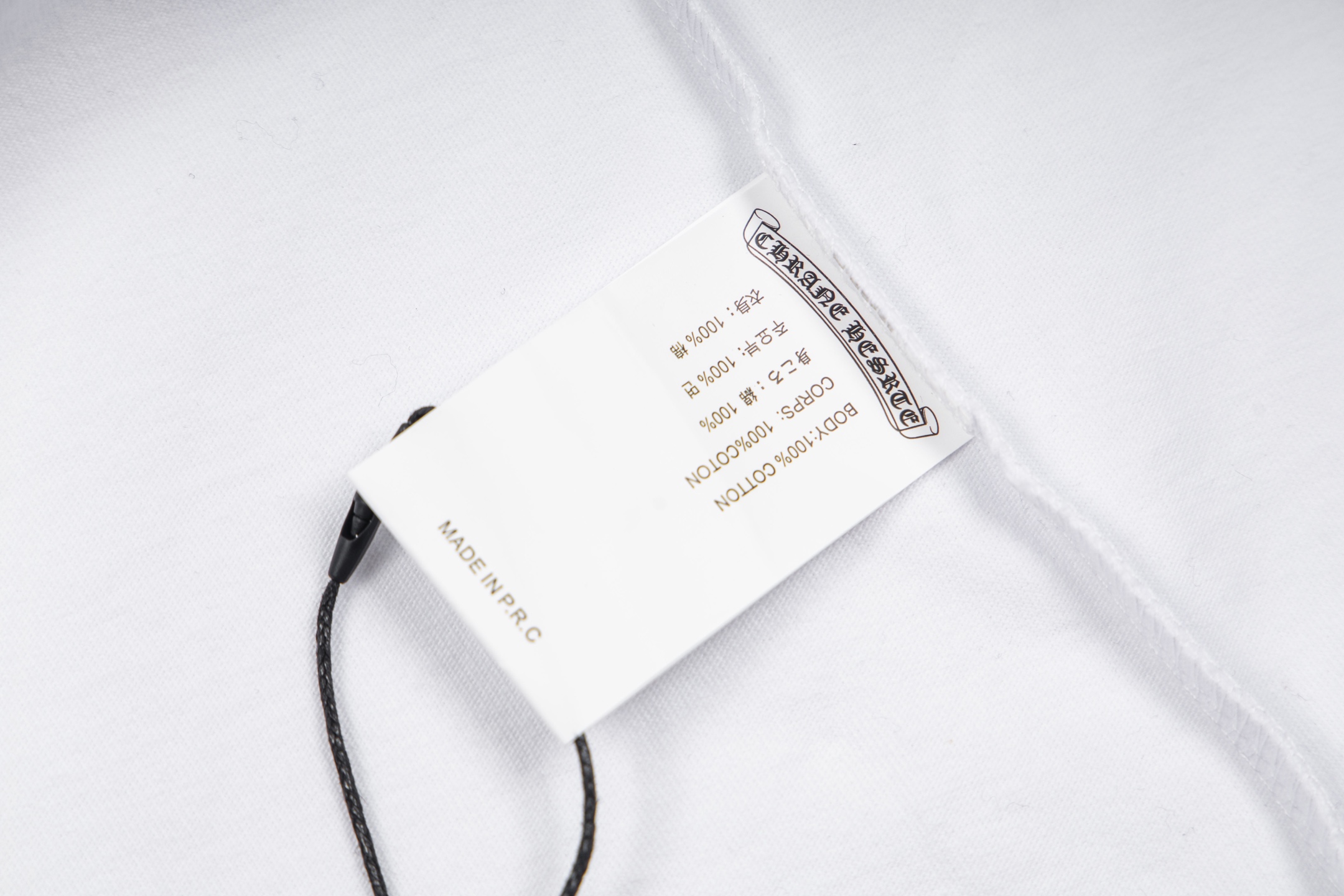 Chrome Hearts  克罗心 USA限定麒麟长袖 T恤 打底衫 白色 A5