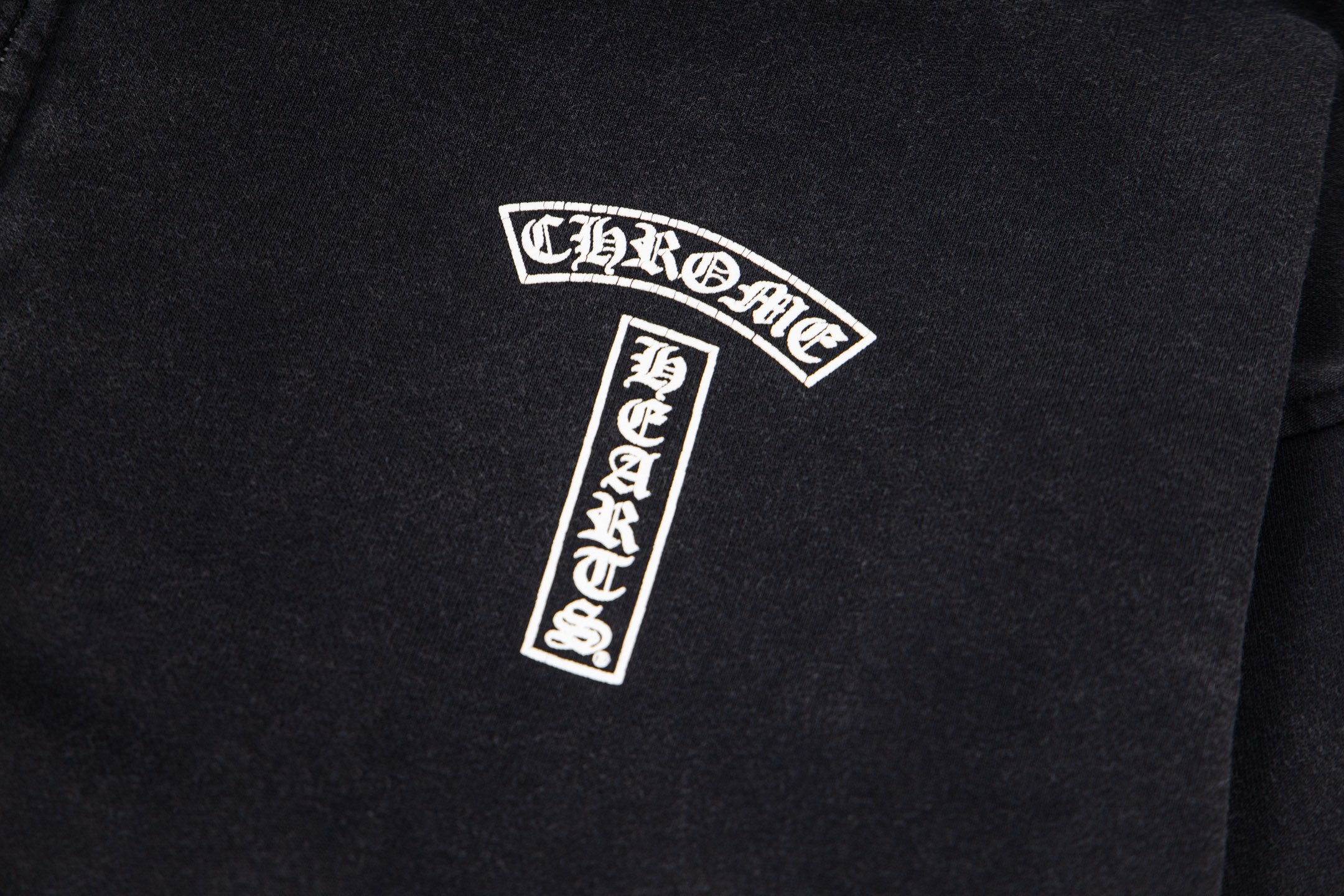 Chrome Hearts  克罗心 亲友限定水洗拉链连帽卫衣 连帽衫 花臂 长袖 外套 黑色 B0