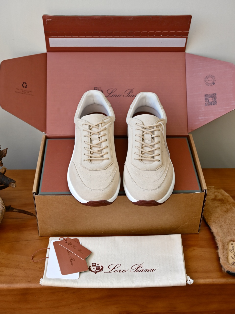 Loro Piana LP Men’s Comfortable Low-Top Casual Shoes (Suede) -LP2651-C0