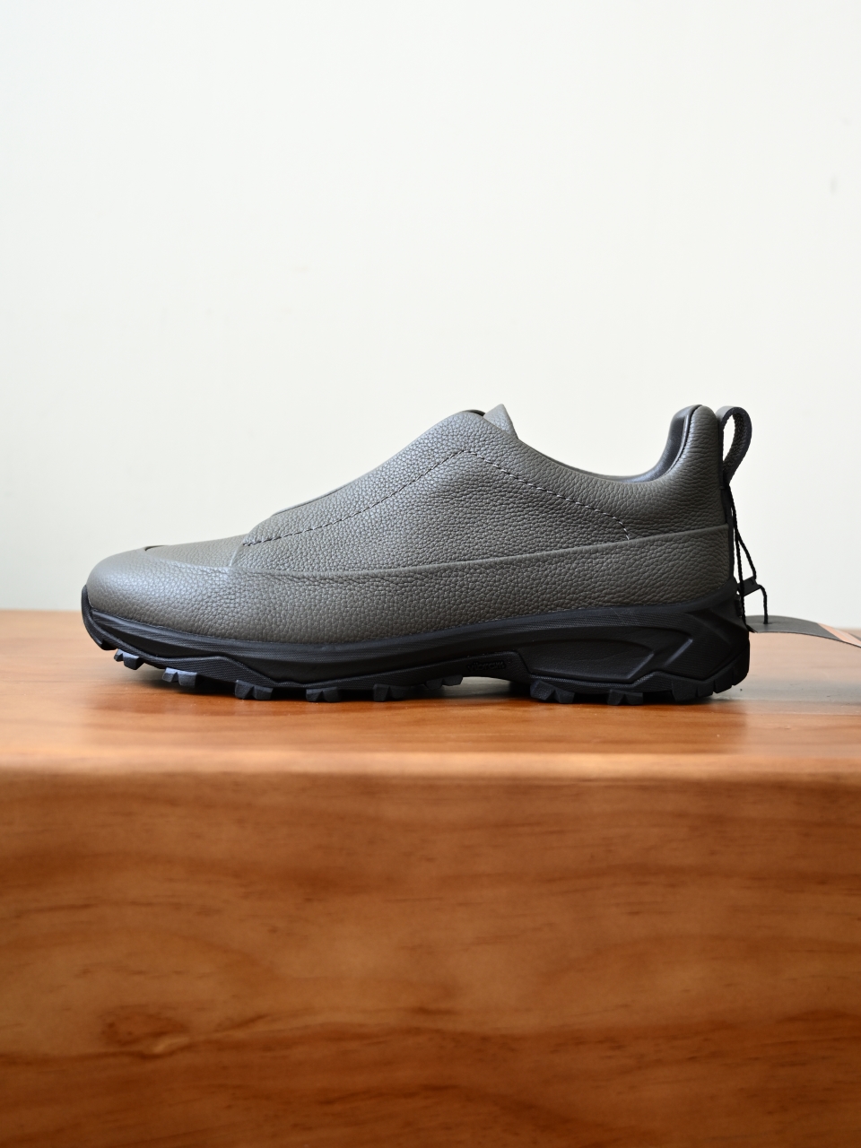 ZE2617-5M-Zegna Triple Fleece-Lined Outdoor Sports Shoes for Winter — Litchi-Patterned / Cowhide-C0