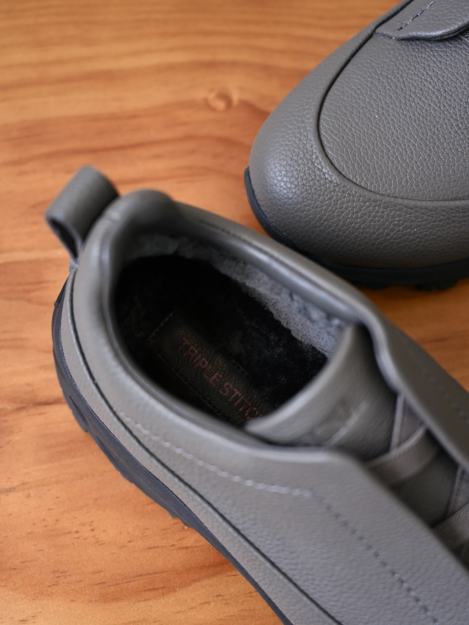 ZE2617-5M-Zegna Triple Fleece-Lined Outdoor Sports Shoes for Winter — Litchi-Patterned / Cowhide-C0