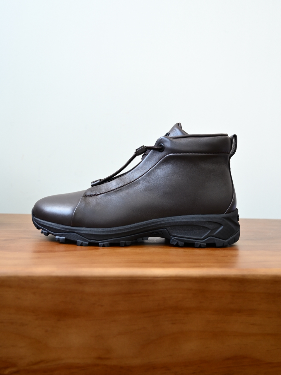 ZE2527-M-Zegna Men’s Triple Stitch Smooth Leather Sport Boots-C0-Fleece-lined for winter-加绒高筒