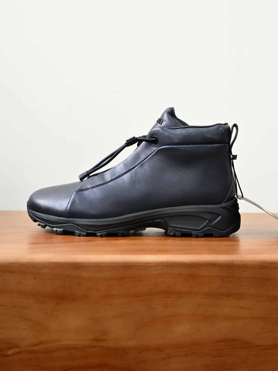 ZE2527-M-Zegna Men’s Triple Stitch Smooth Leather Sport Boots-C0-Fleece-lined for winter-加绒高筒