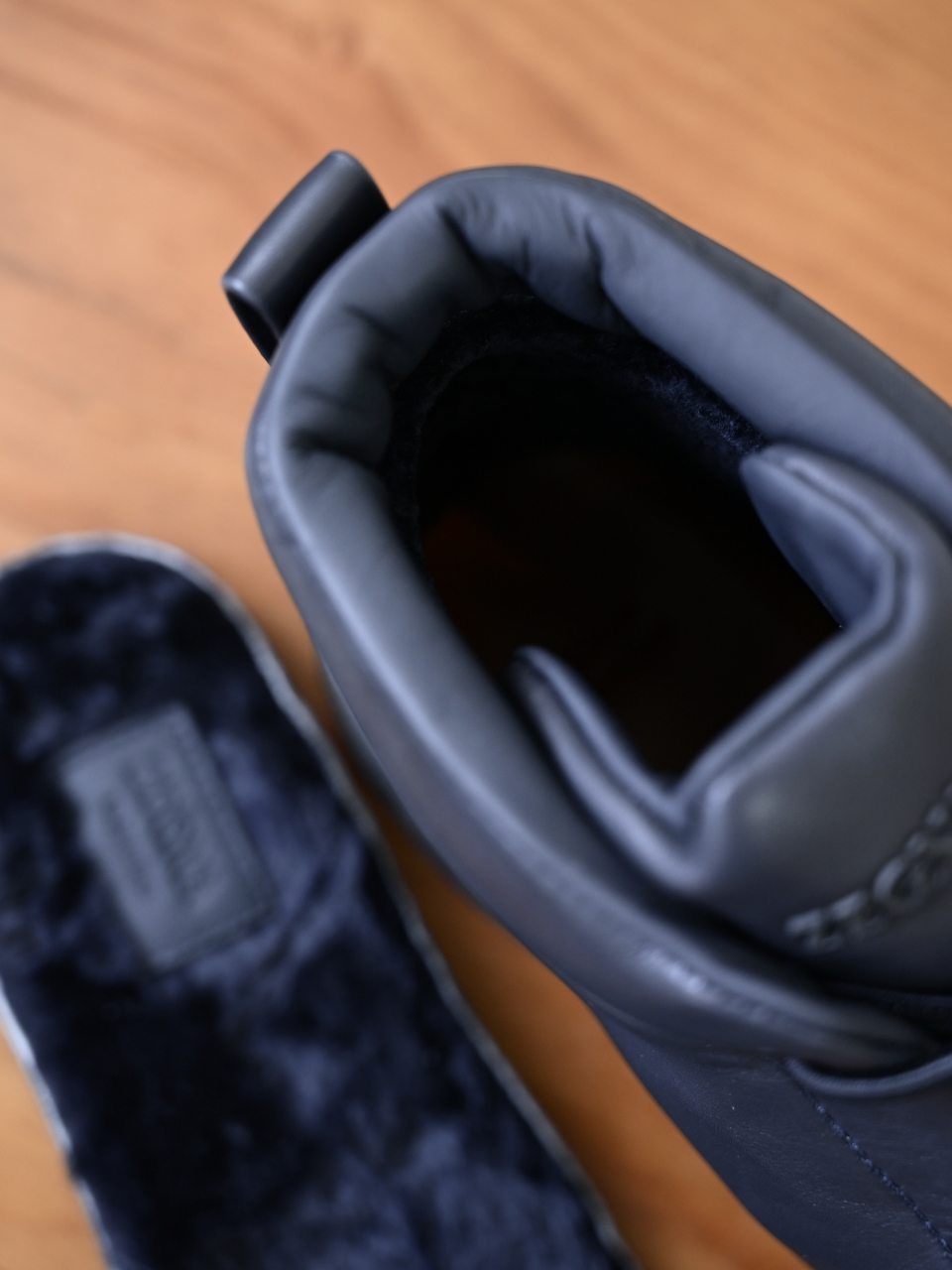 ZE2527-M-Zegna Men’s Triple Stitch Smooth Leather Sport Boots-C0-Fleece-lined for winter-加绒高筒