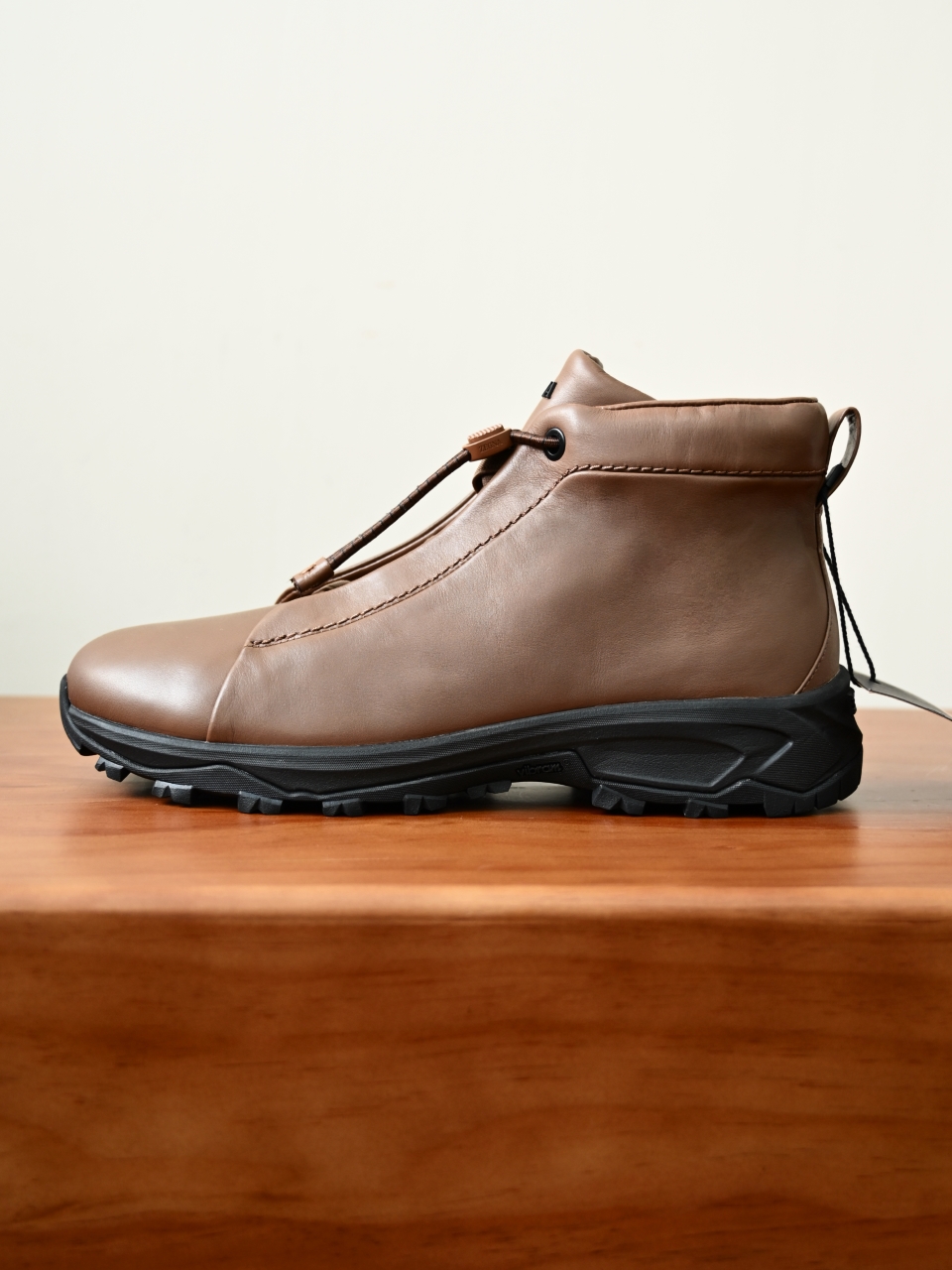 ZE2527-M-Zegna Men’s Triple Stitch Smooth Leather Sport Boots-C0-Fleece-lined for winter-加绒高筒