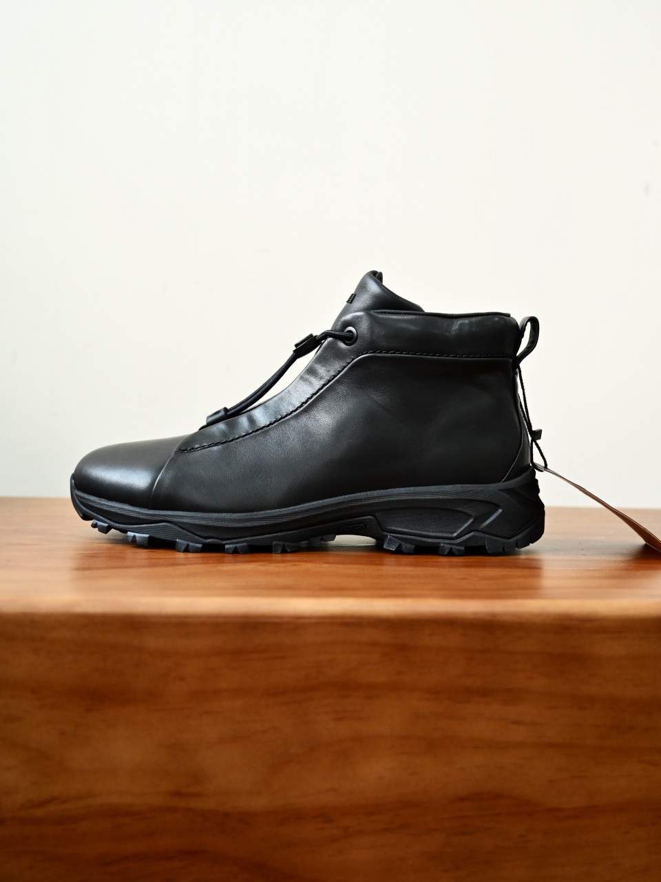 ZE2527-M-Zegna Men’s Triple Stitch Smooth Leather Sport Boots-C0-Fleece-lined for winter-加绒高筒