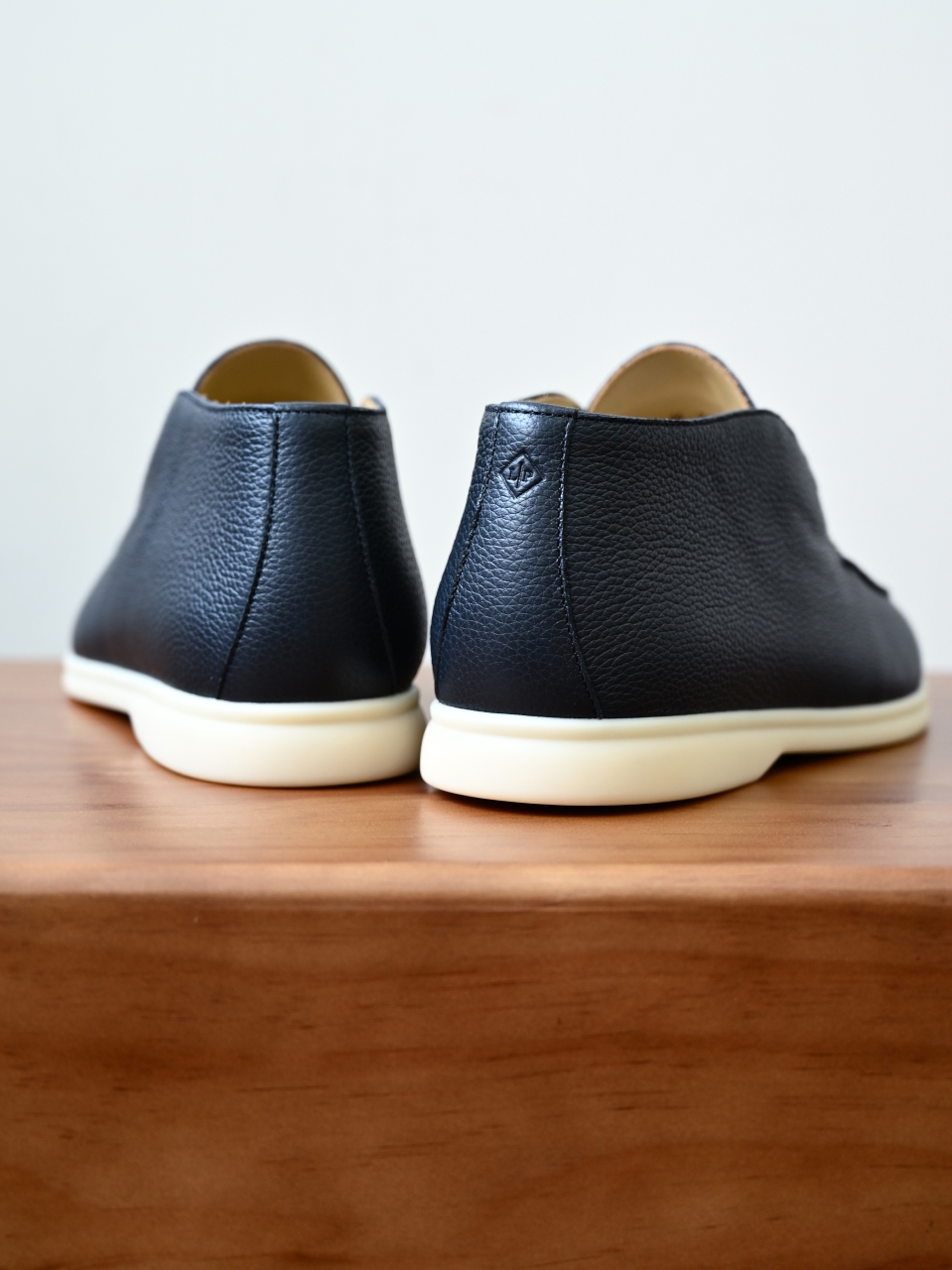 Loro Piana LP Open Walk Men（Grained Calfskin Leather）（Shearling/Merino Wool Insole）-LP2635-3-C0-荔枝纹毛鞋垫
