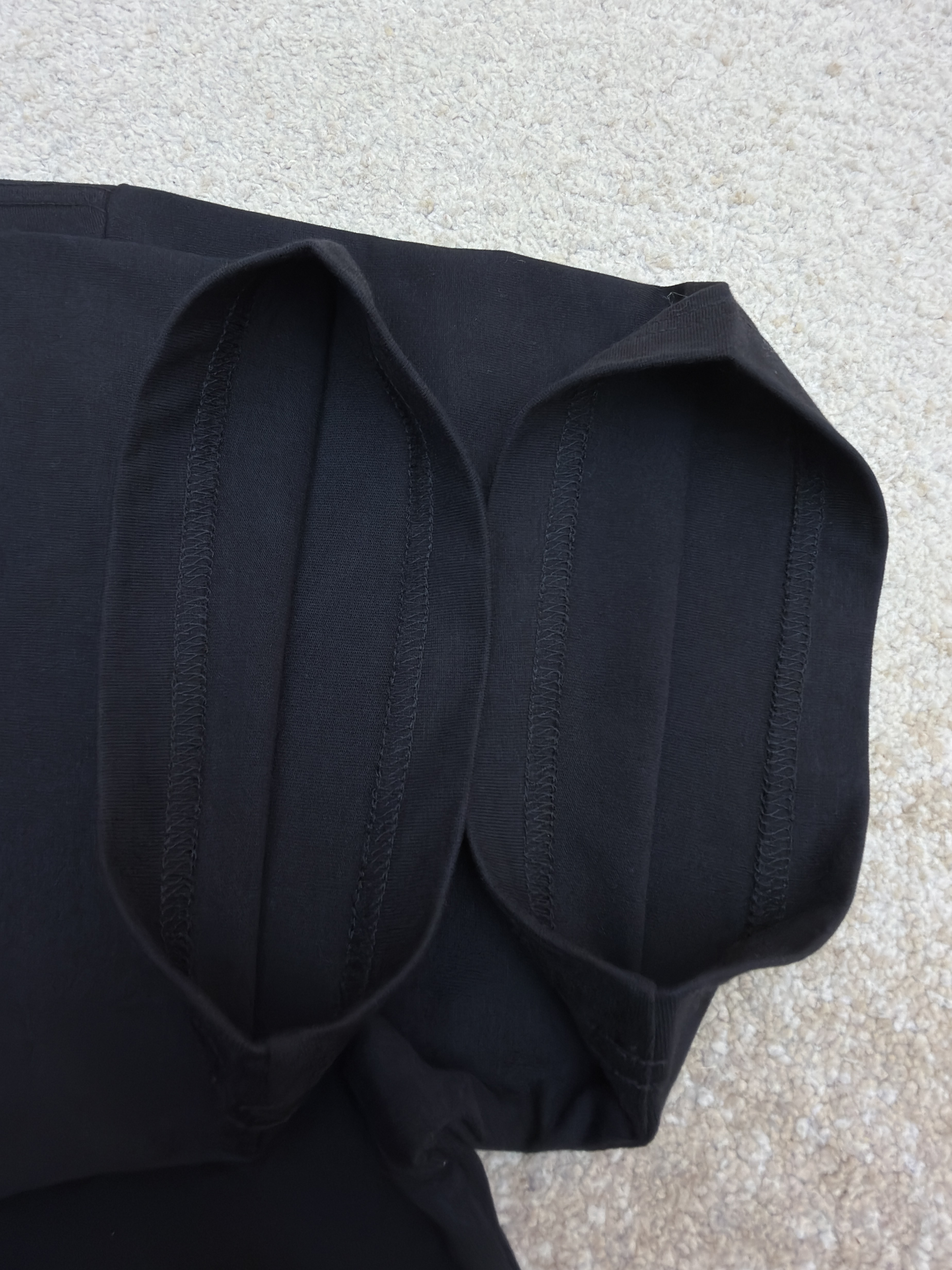 DIOR 迪奥 黑色斜纹标志圆领短袖 T恤 夏季 黑色 A0 