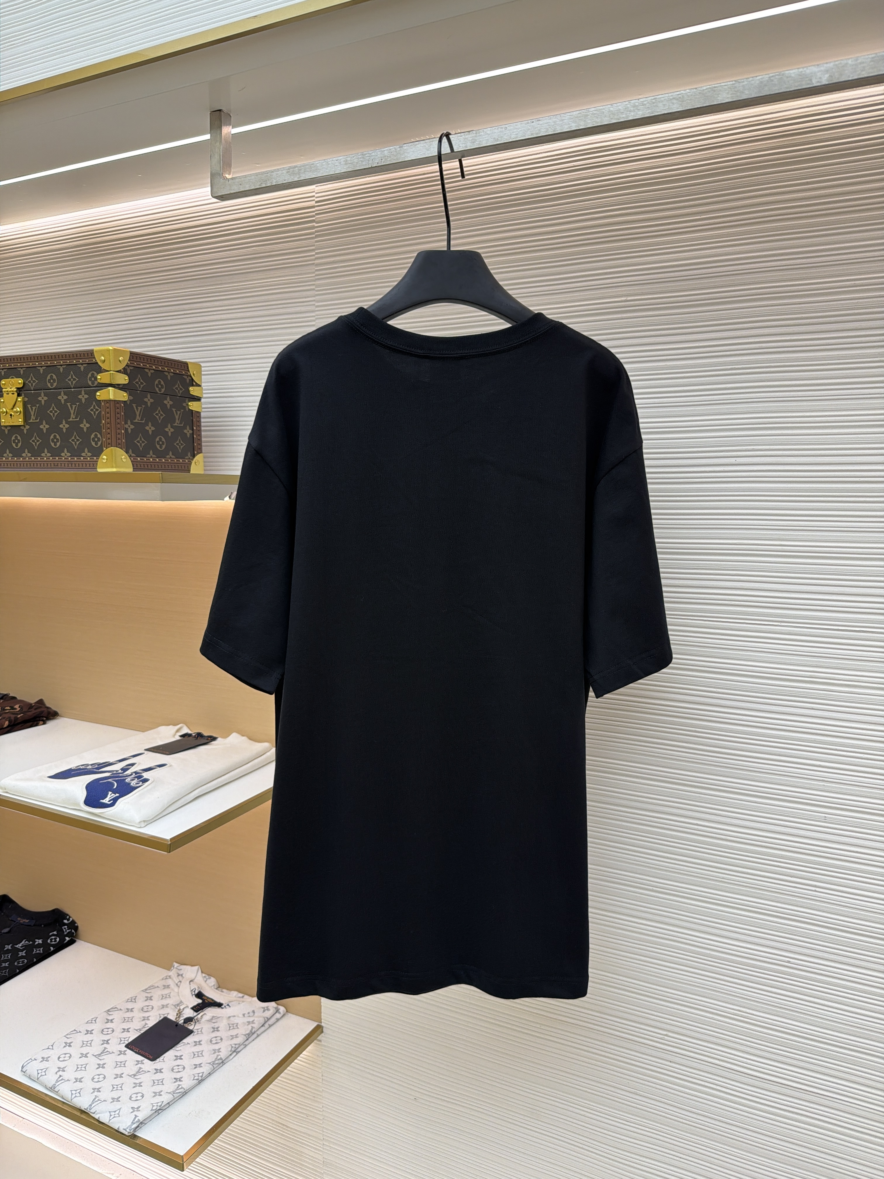 DIOR 迪奥 滑雪员刺绣圆领短袖 T恤 夏季 白色 黑色 A0 