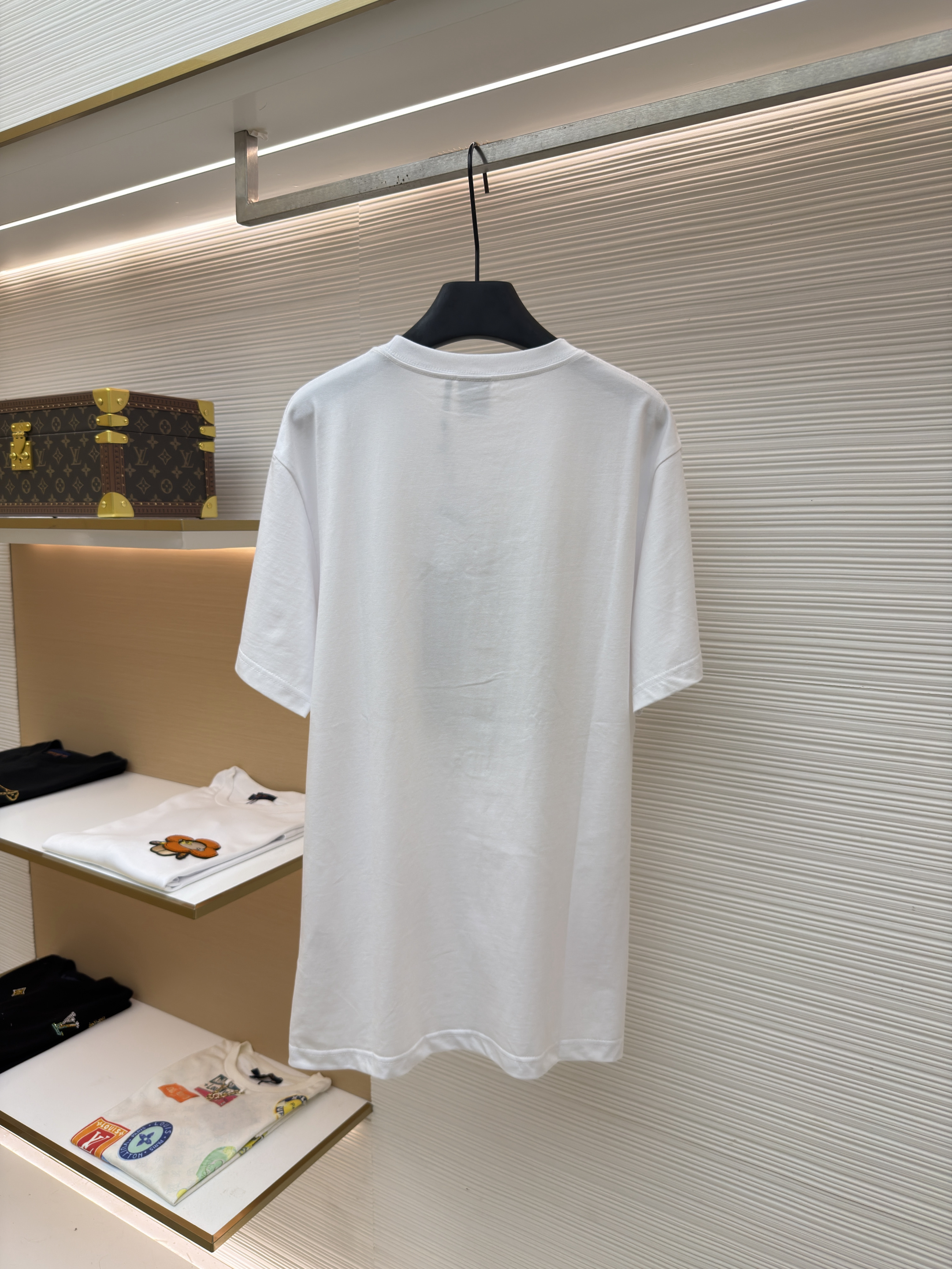 DIOR 迪奥 花豹刺绣圆领短袖 T恤 夏季 白色 A0 