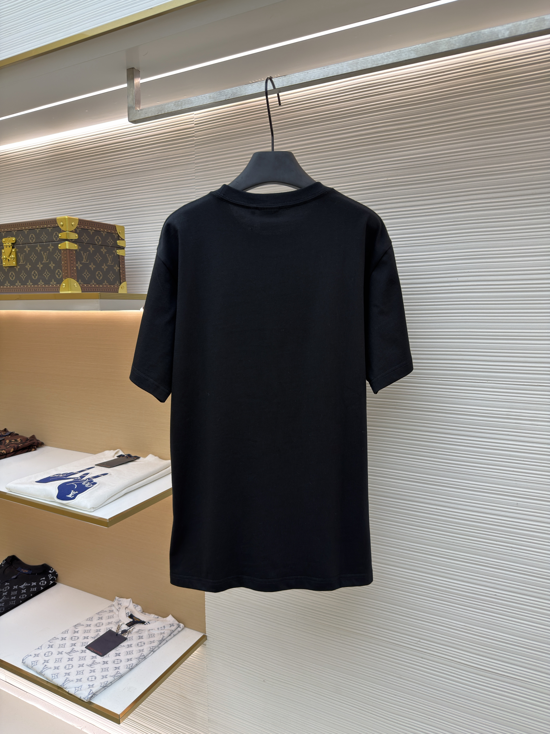 DIOR 迪奥 狂客封面刺绣圆领短袖 T恤 夏季 黑色 A0 