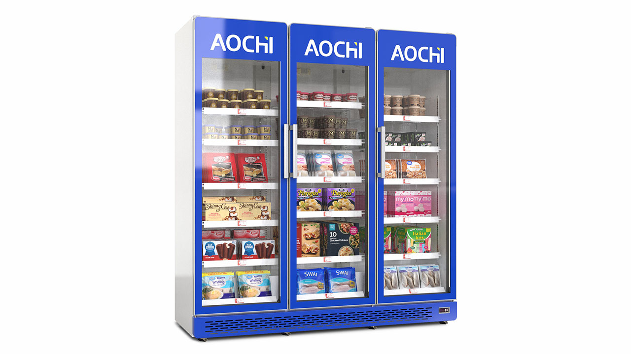 Glass door display freezer AGF-FB