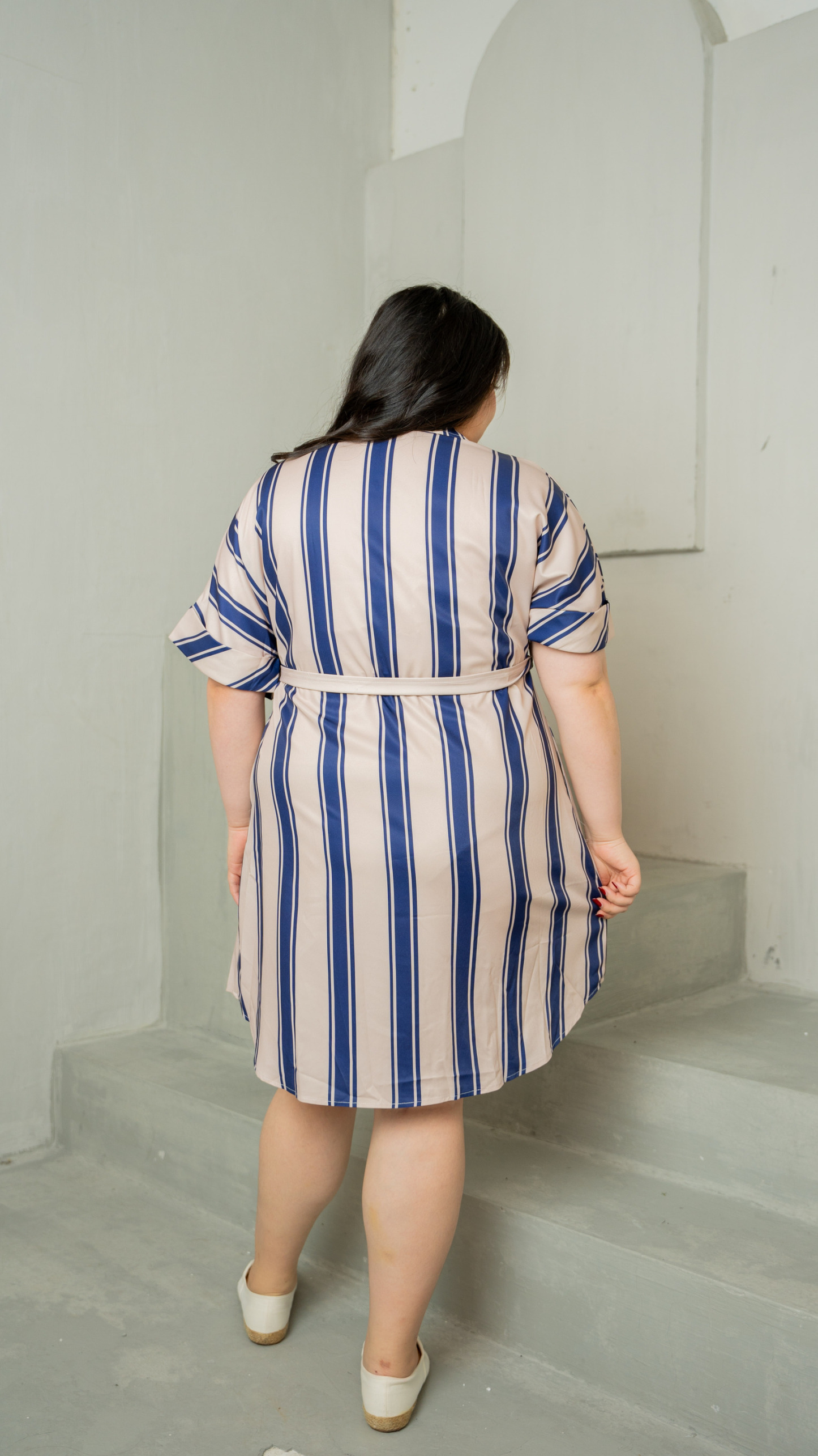 ELOISE JANESSA DRESS - STRIPED