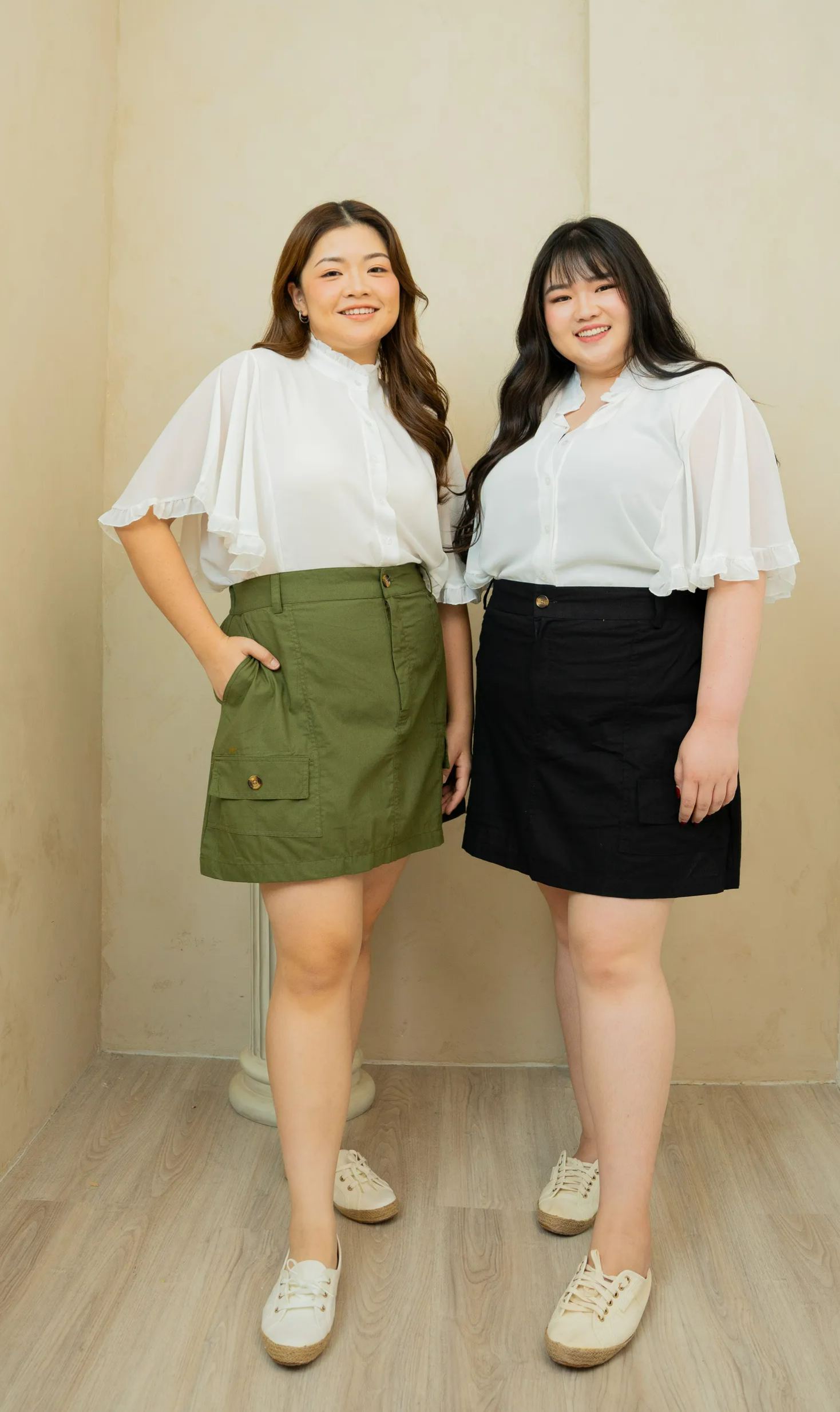 PARKER UTILITY SKIRT - OLIVE