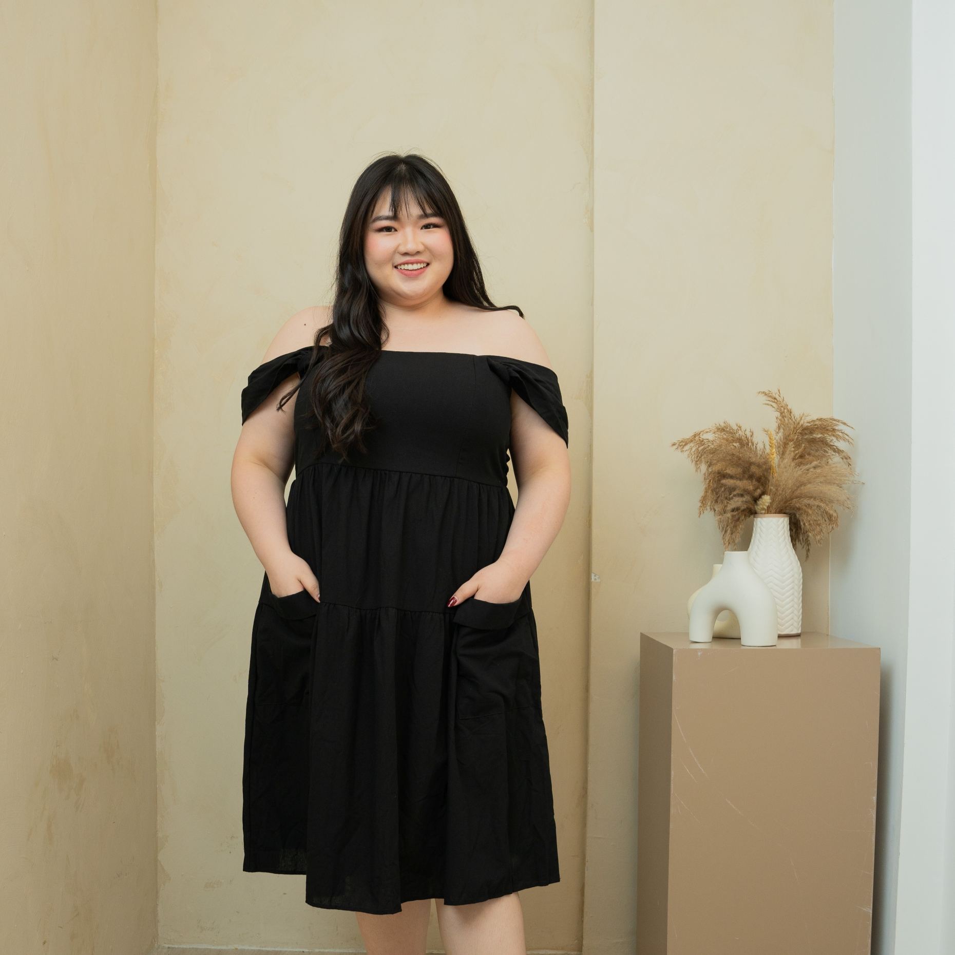 GISELLE BELLA DRESS - BLACK