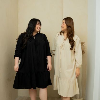 JUDITH WANDERER DRESS - BLACK